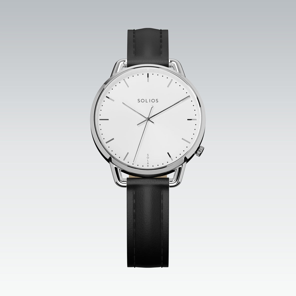 La Solar Curve Mini | Cadran Blanc - Boîtier Argent
