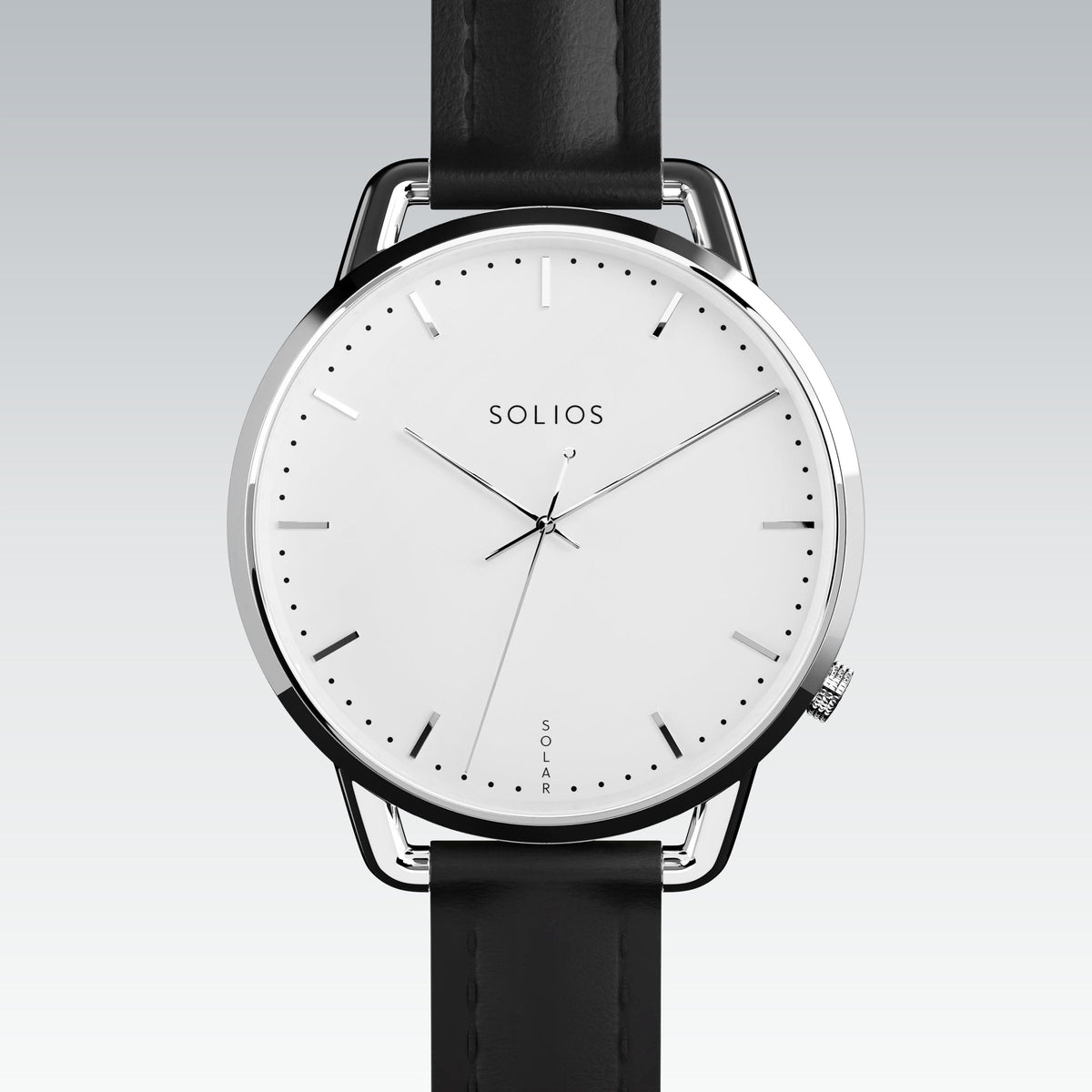 La Solar Curve Mini | Cadran Blanc - Boîtier Argent