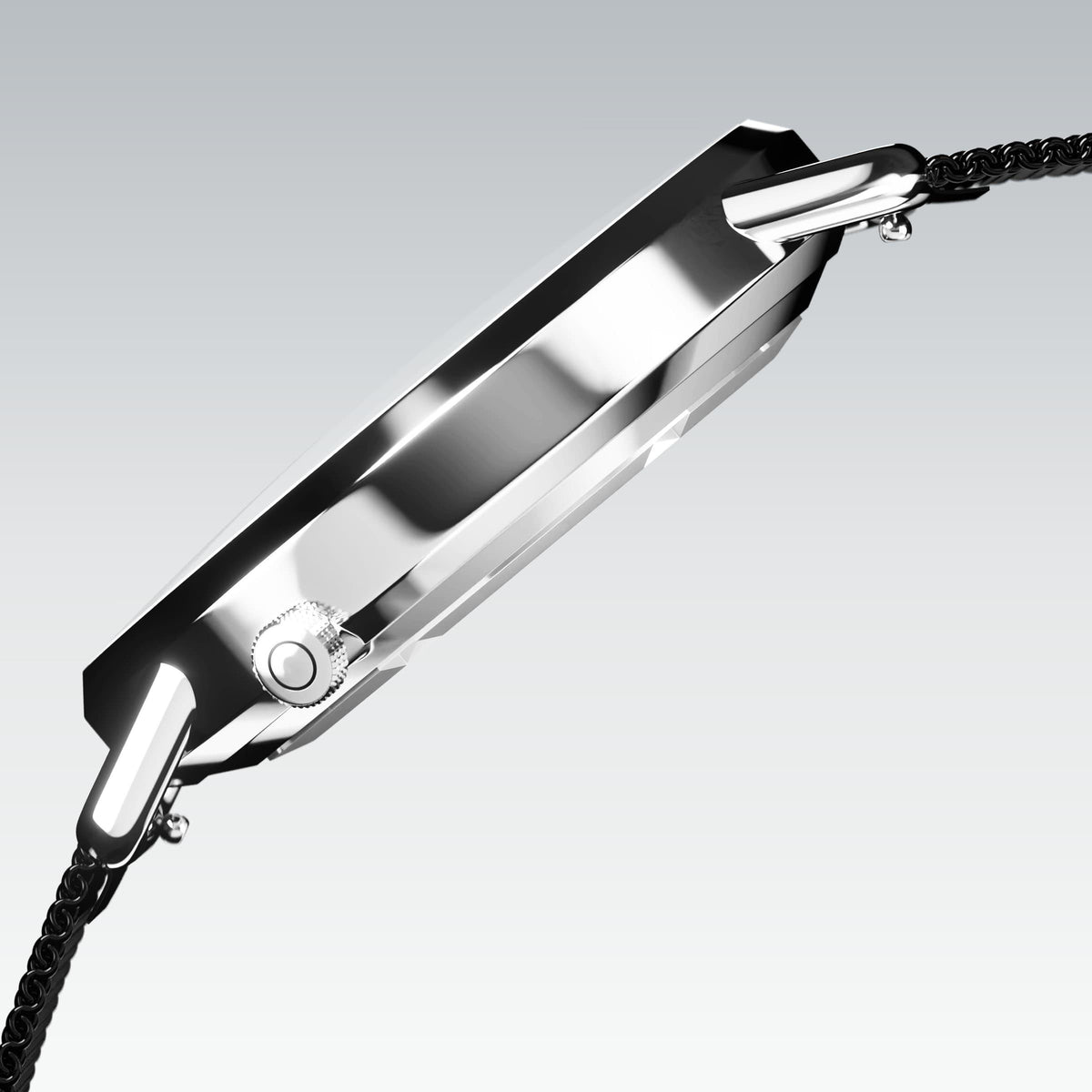 La Solar Curve Mini | Cadran Blanc - Boîtier Argent
