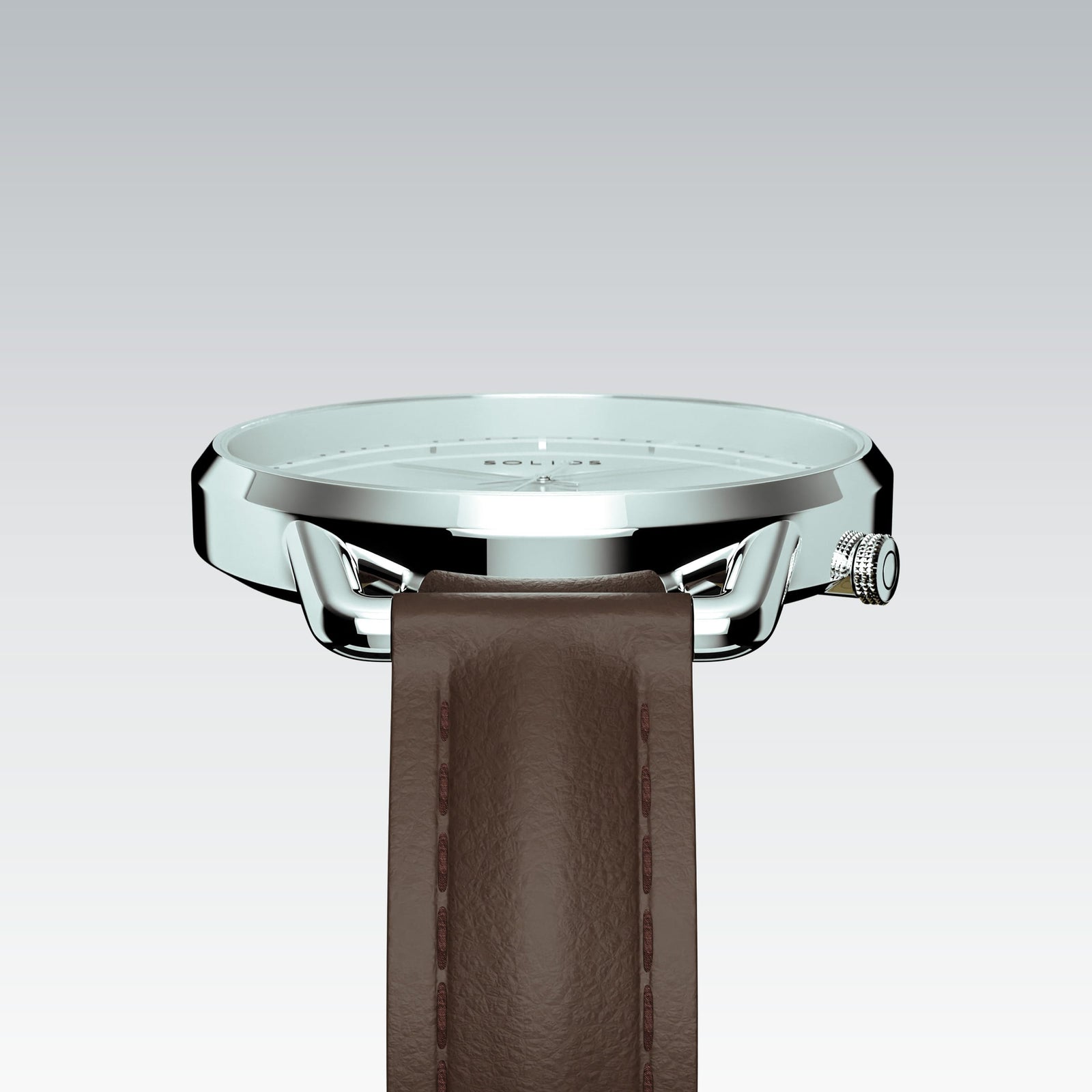 The Solar Curve Mini | White Dial - Silver Case