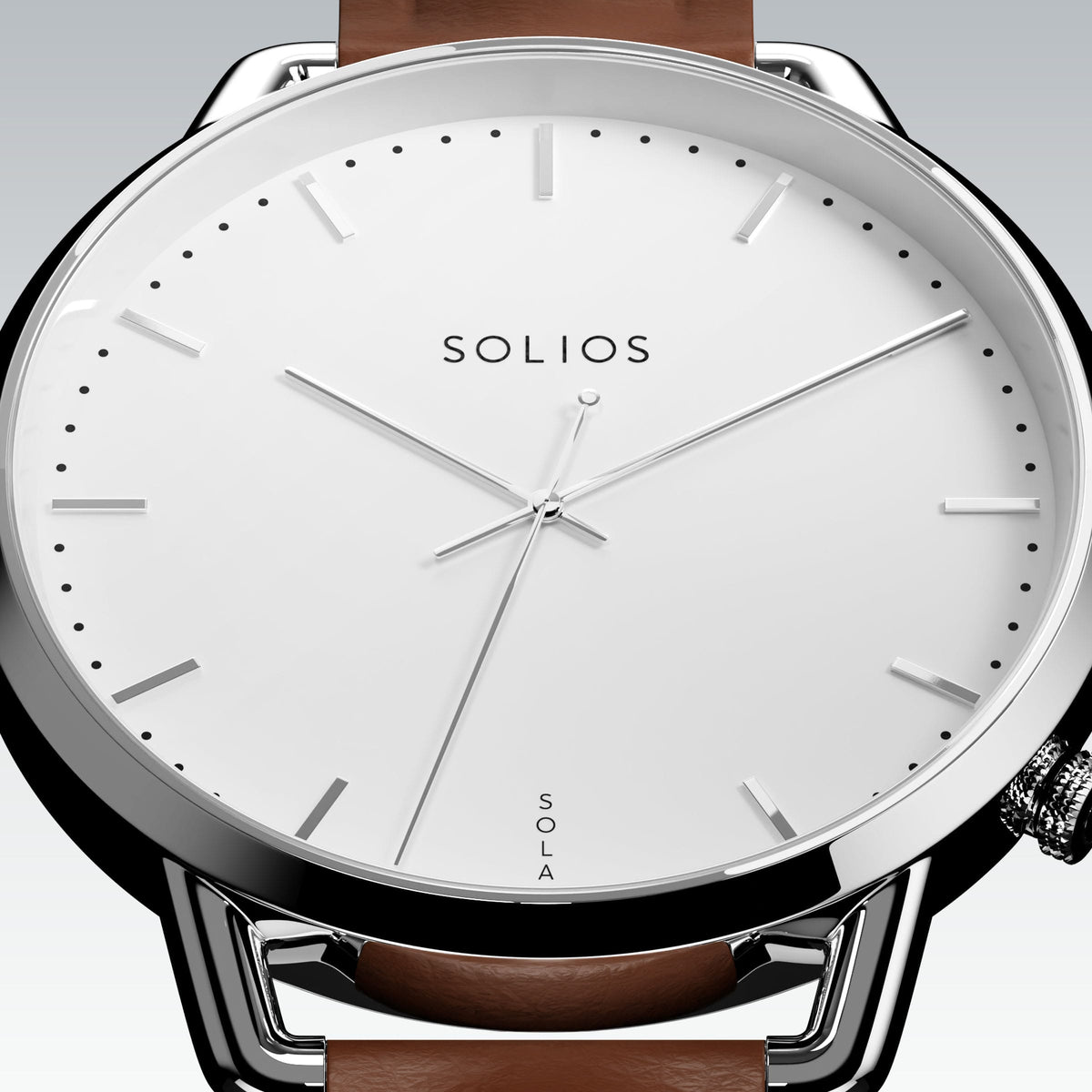 La Solar Curve Mini | Cadran Blanc - Boîtier Argent