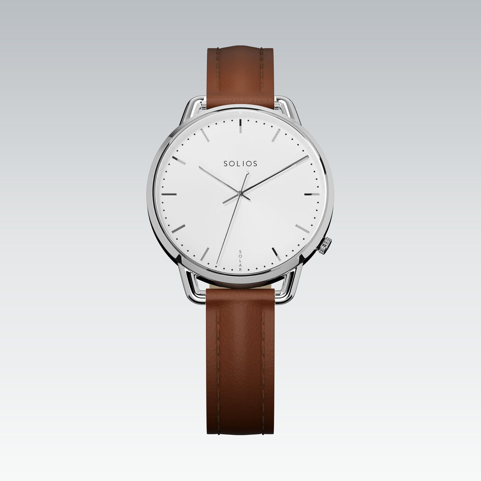 La Solar Curve Mini | Cadran Blanc - Boîtier Argent