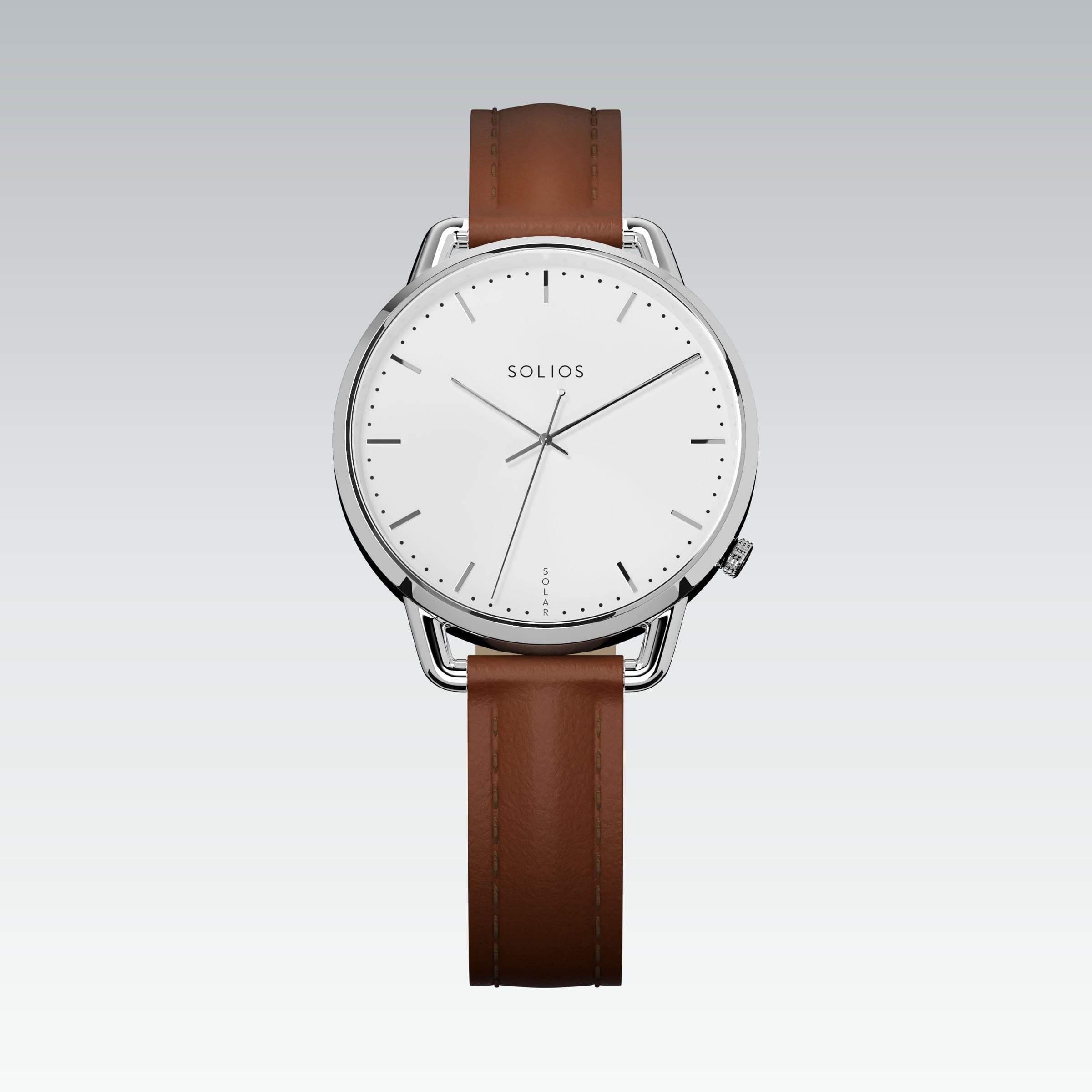 La Solar Curve Mini | Cadran Blanc - Boîtier Argent