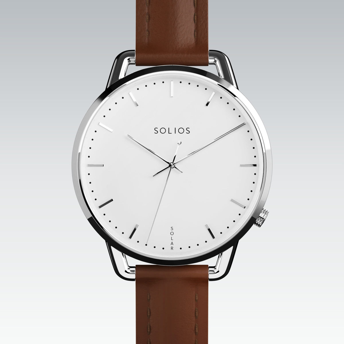 La Solar Curve Mini | Cadran Blanc - Boîtier Argent