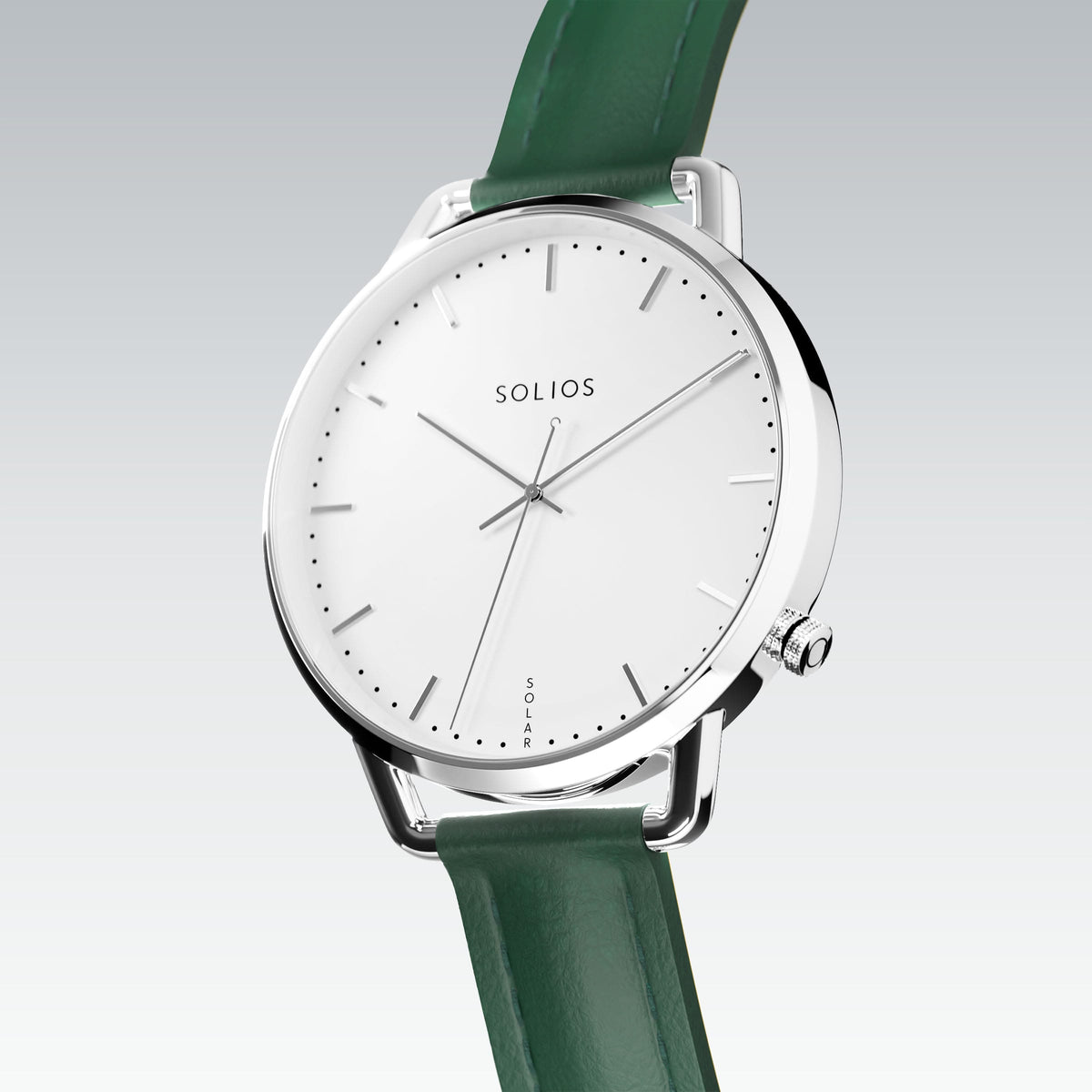 La Solar Curve Mini | Cadran Blanc - Boîtier Argent