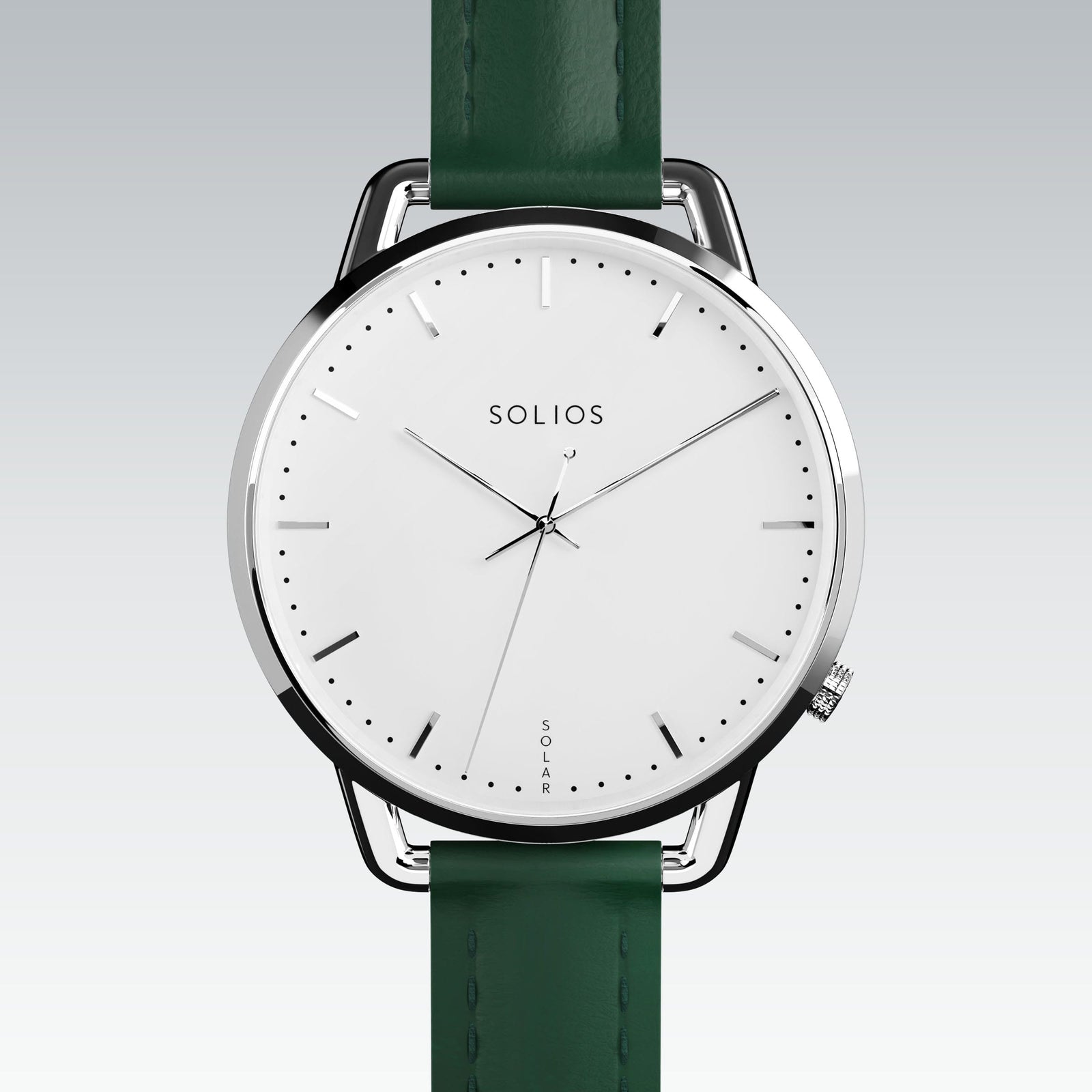 La Solar Curve Mini | Cadran Blanc - Boîtier Argent
