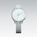 The Solar Curve Mini | White Dial - Silver Case