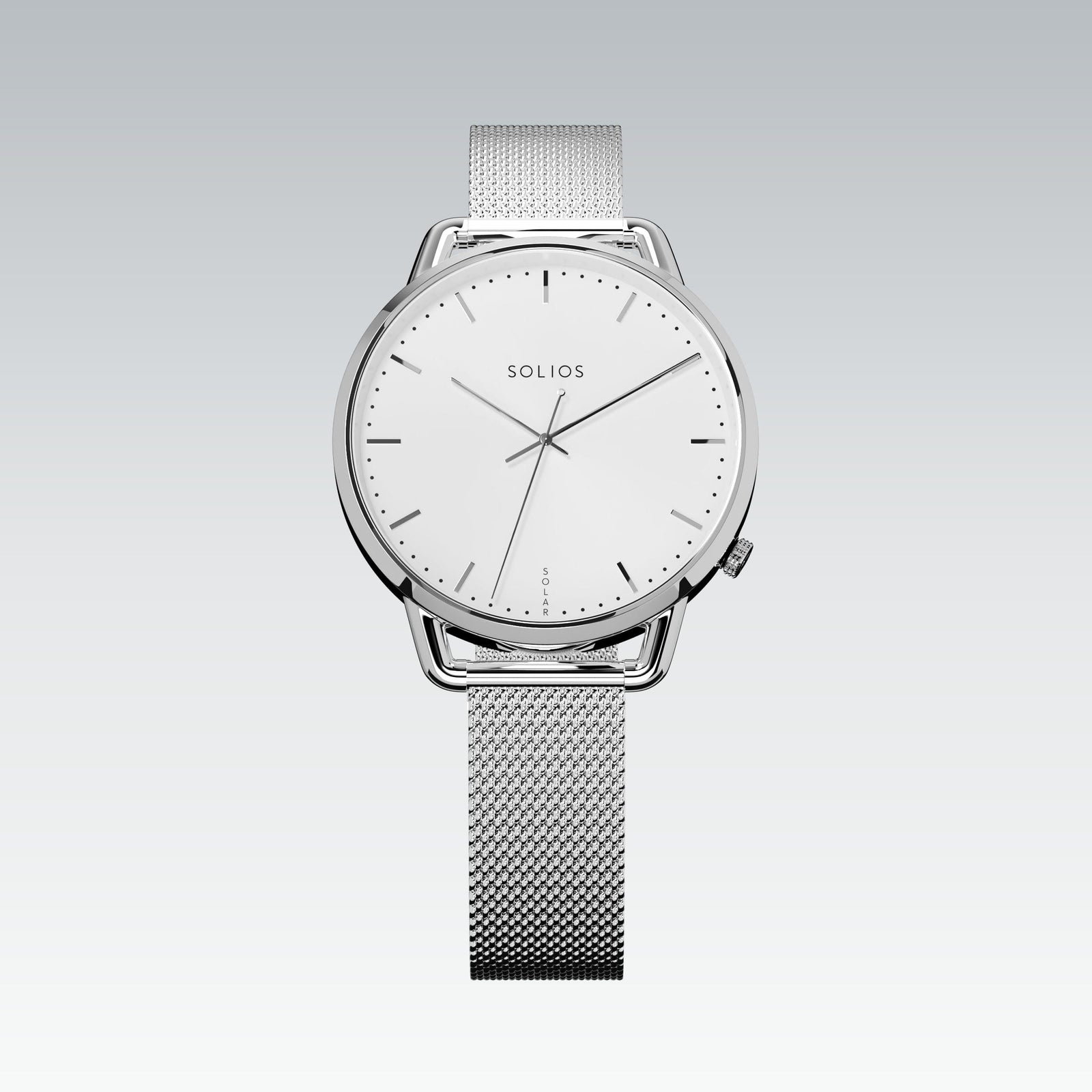 La Solar Curve Mini | Cadran Blanc - Boîtier Argent