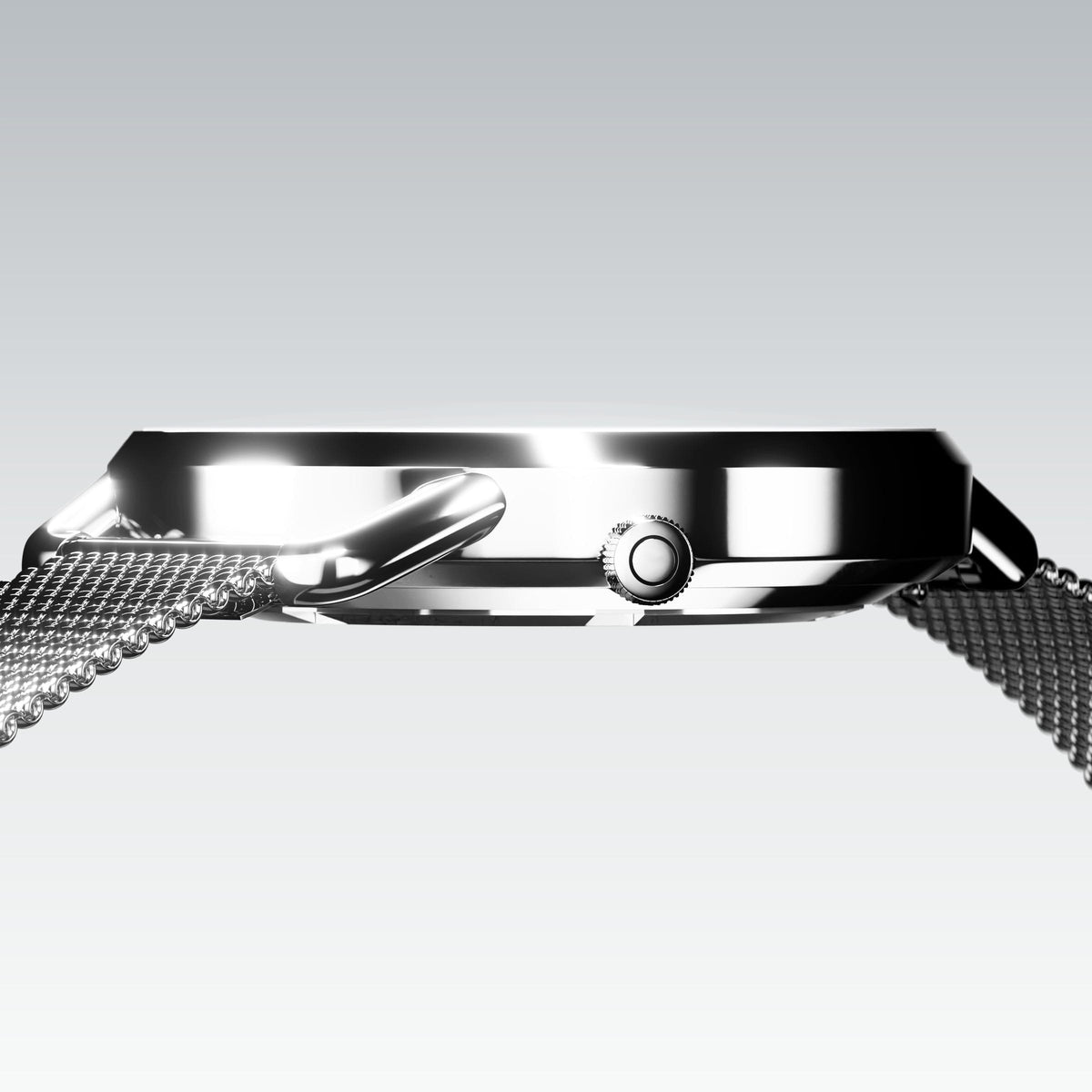La Solar Curve Mini | Cadran Blanc - Boîtier Argent