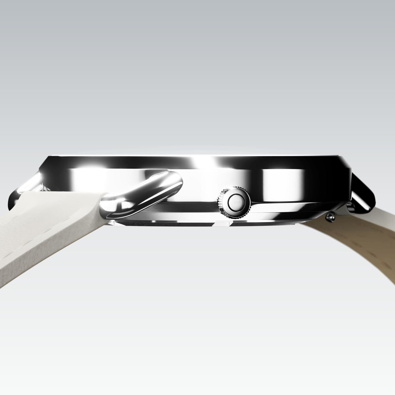 La Solar Curve Mini | Cadran Blanc - Boîtier Argent