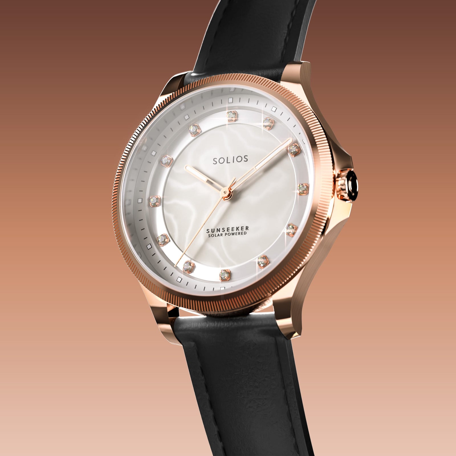 The Sunseeker Proud Diamond | Mother of Pearl Dial - Rose Gold Case - 34mm