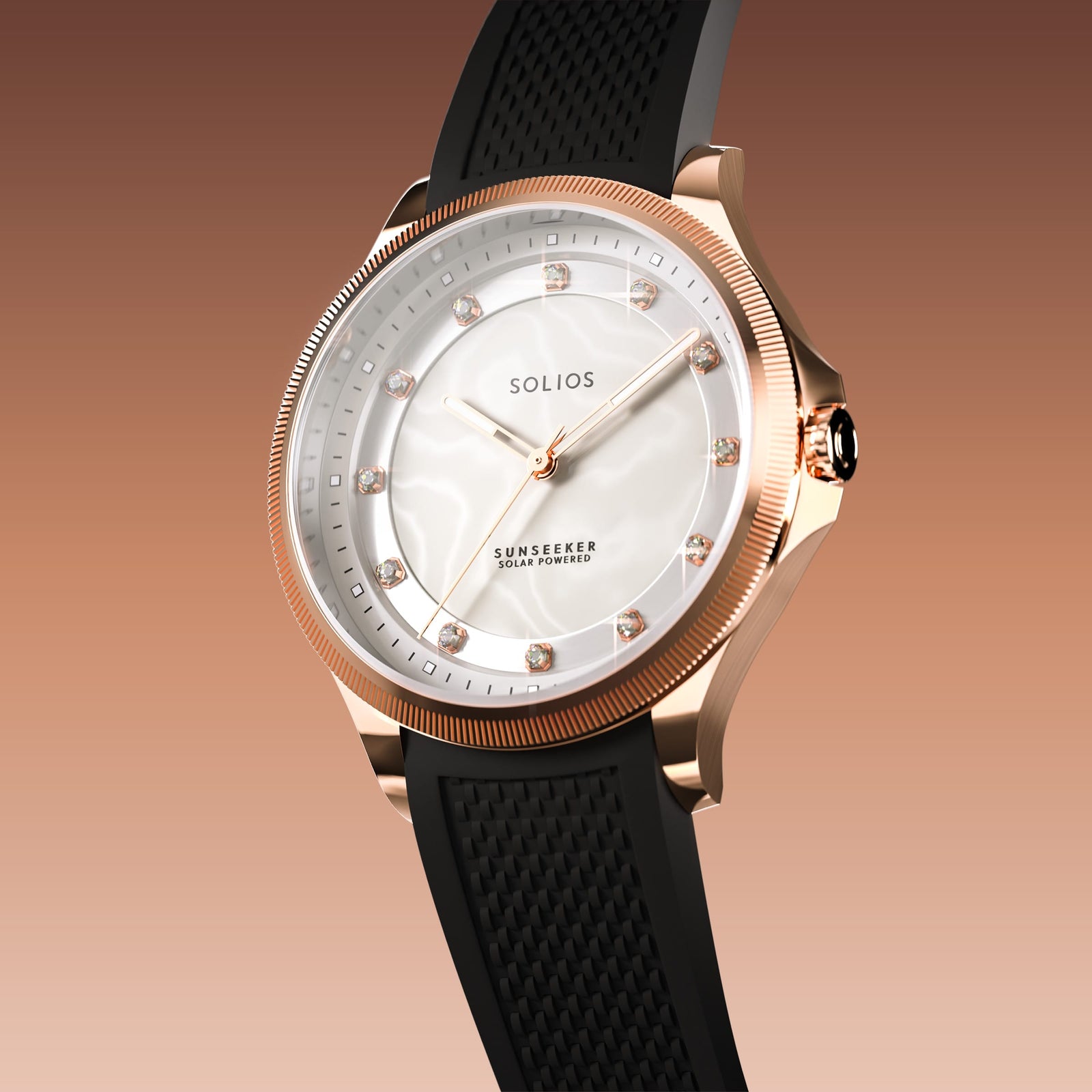 The Sunseeker Proud Diamond | Mother of Pearl Dial - Rose Gold Case - 34mm