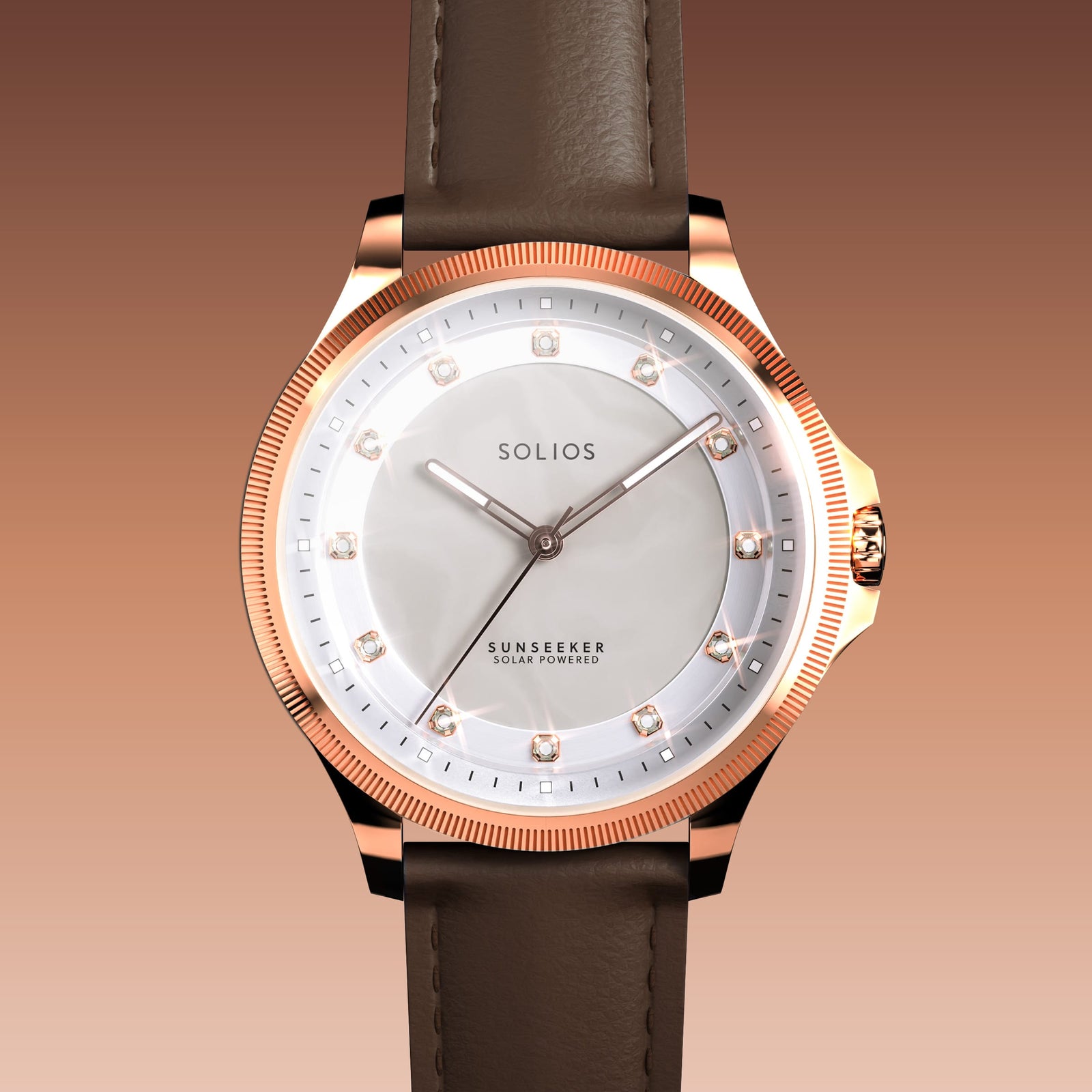The Sunseeker Proud Diamond | Mother of Pearl Dial - Rose Gold Case - 34mm