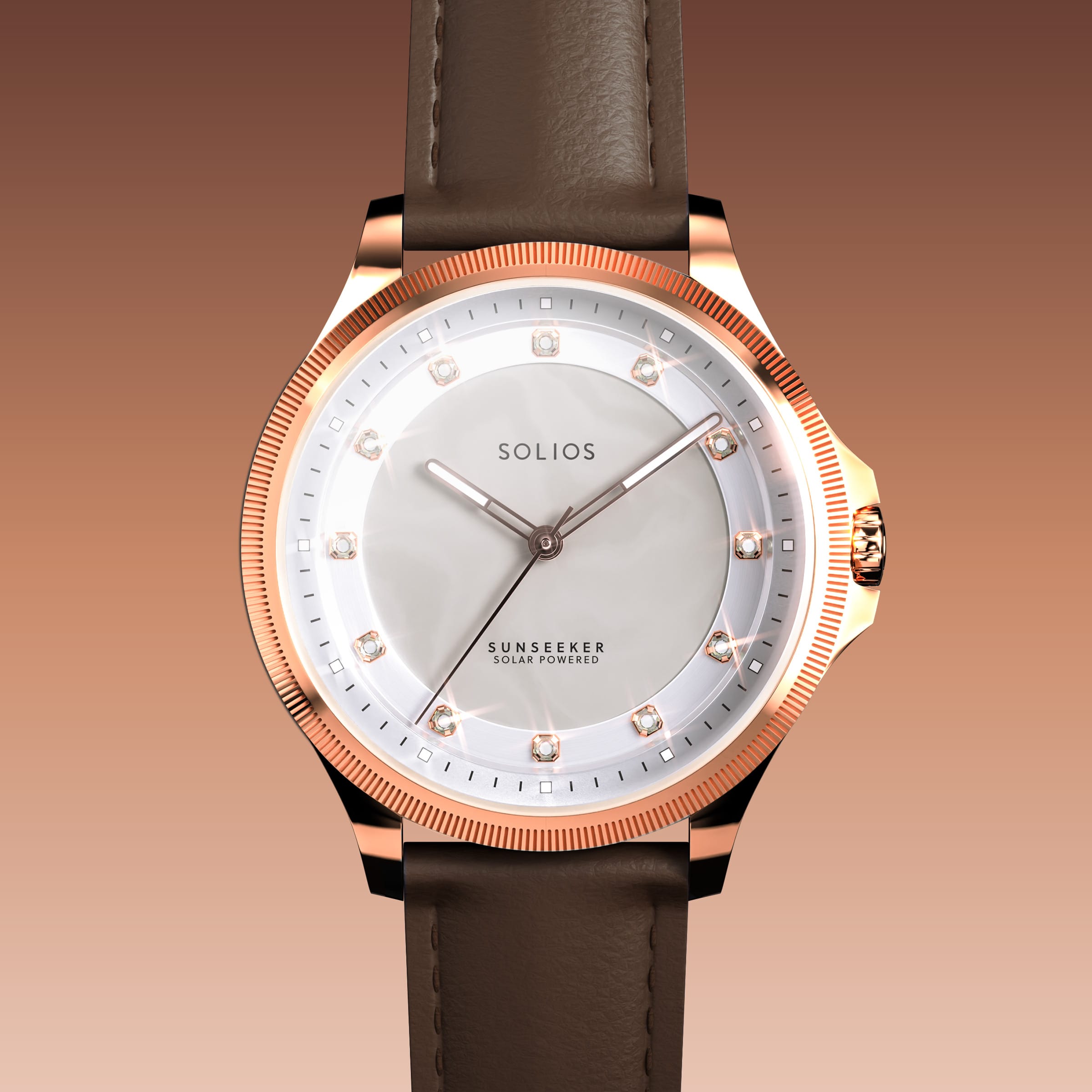 La Sunseeker Proud Diamond | Cadran Nacre - Boîtier Or Rose - 34mm
