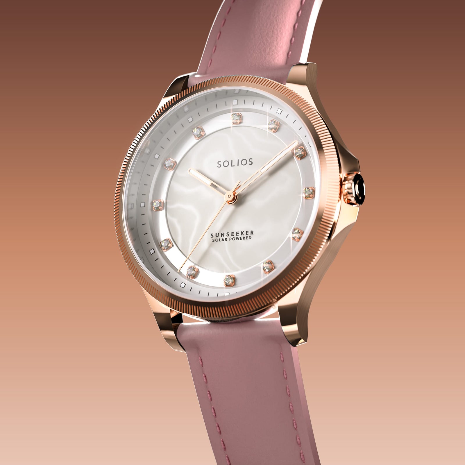 The Sunseeker Proud Diamond | Mother of Pearl Dial - Rose Gold Case - 34mm