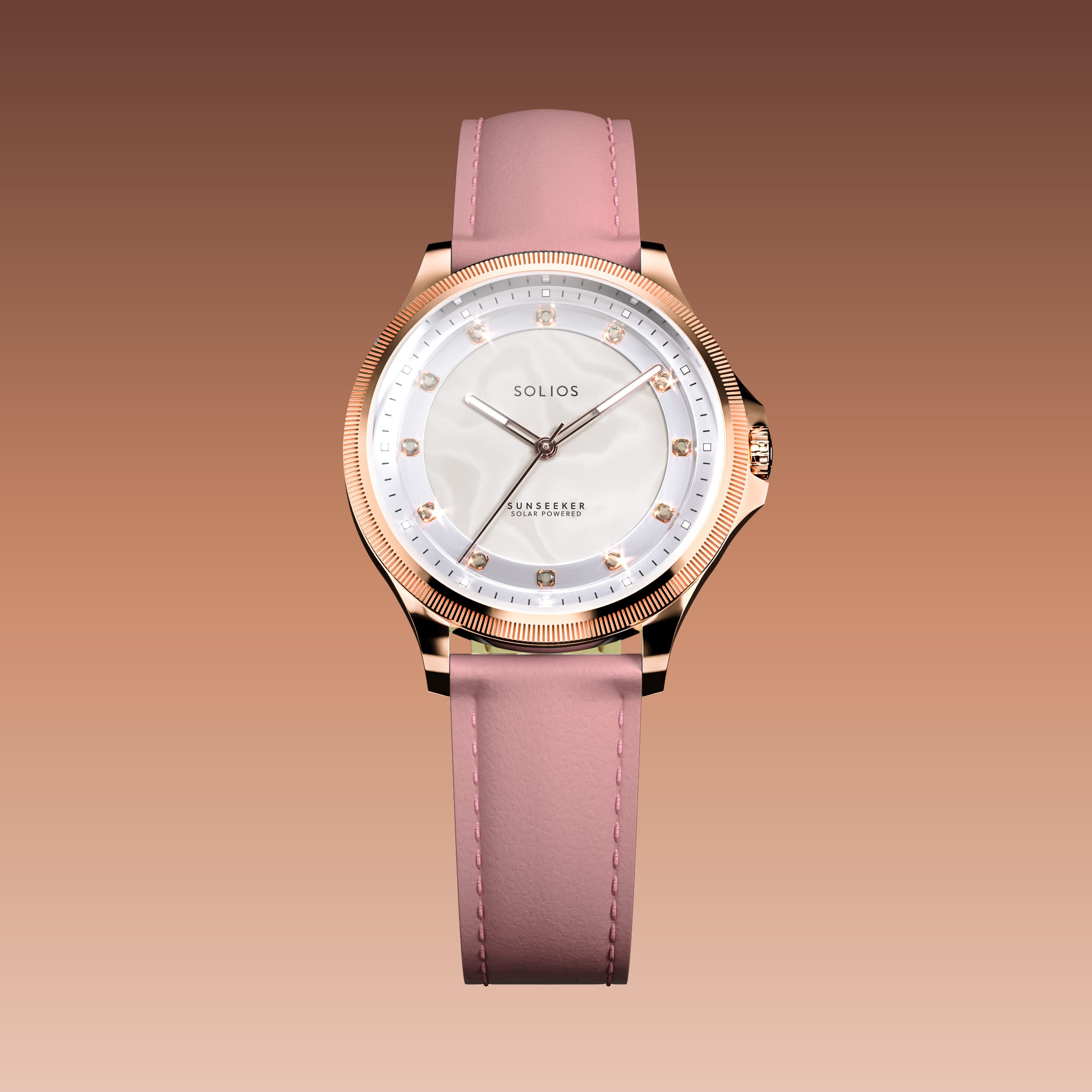 The Sunseeker Proud Diamond | Mother of Pearl Dial - Rose Gold Case - 34mm
