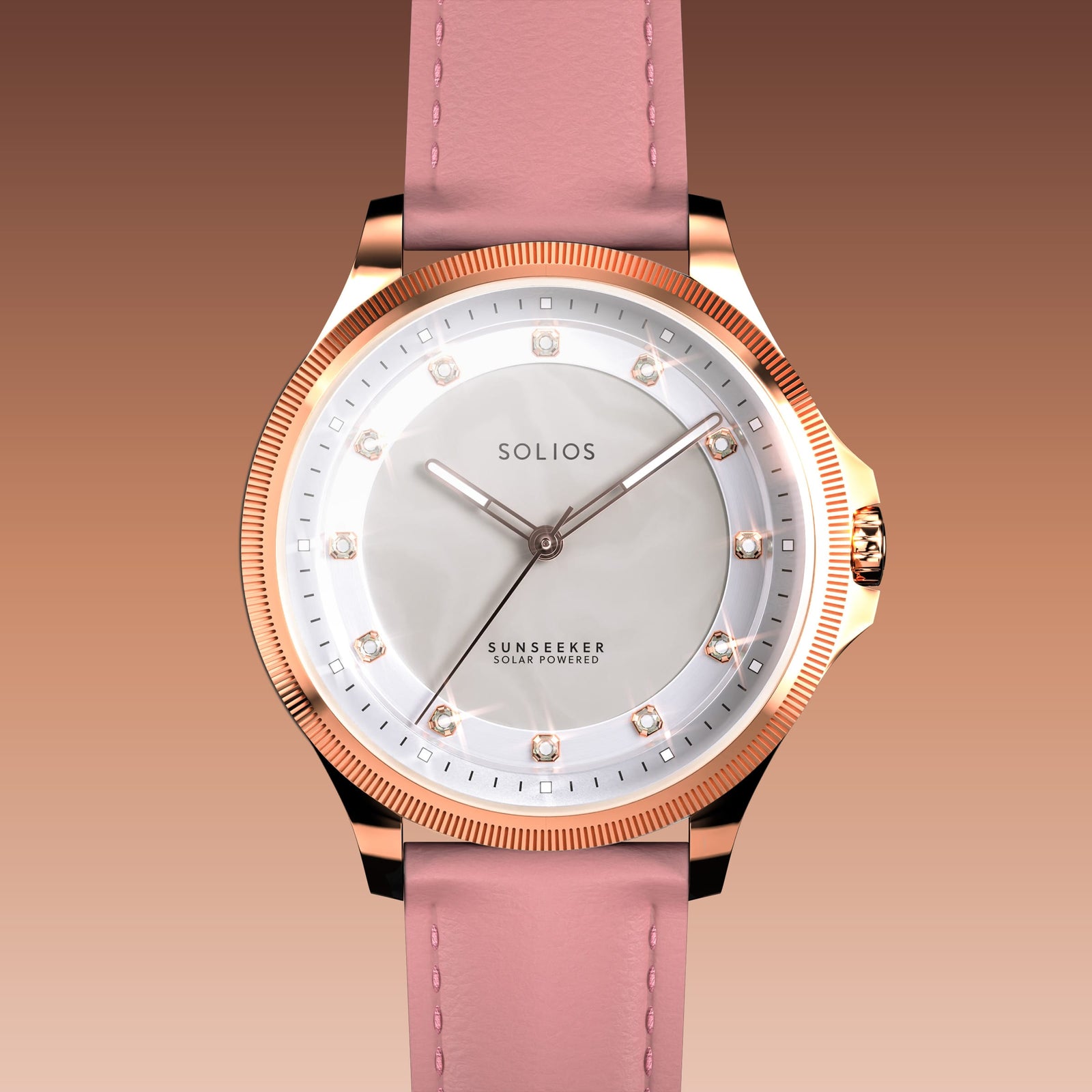 The Sunseeker Proud Diamond | Mother of Pearl Dial - Rose Gold Case - 34mm