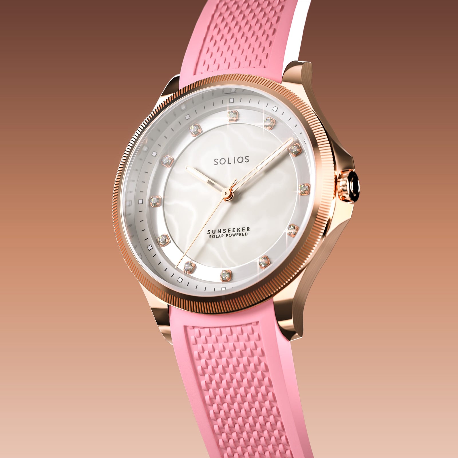 The Sunseeker Proud Diamond | Mother of Pearl Dial - Rose Gold Case - 34mm