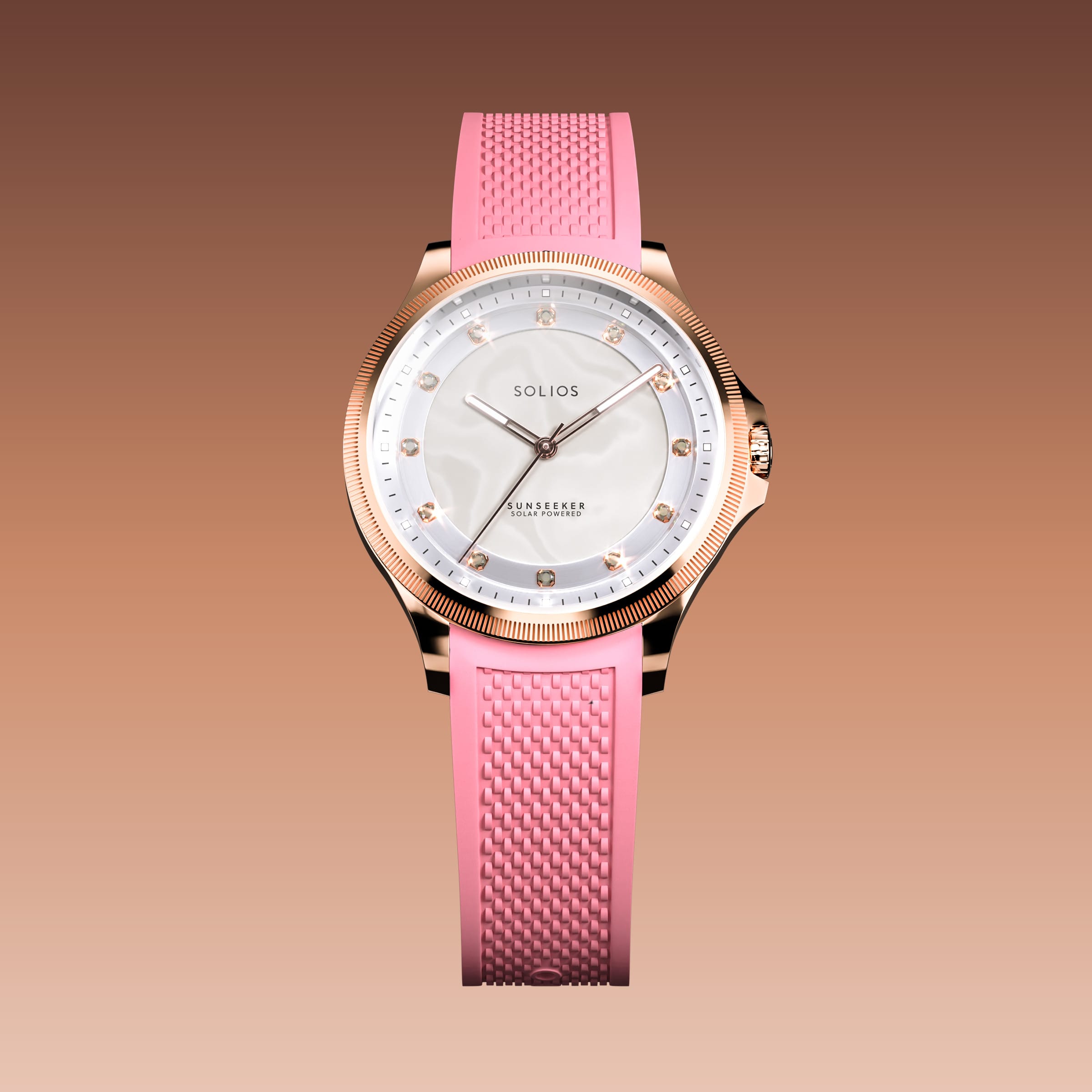 The Sunseeker Proud Diamond | Mother of Pearl Dial - Rose Gold Case - 34mm