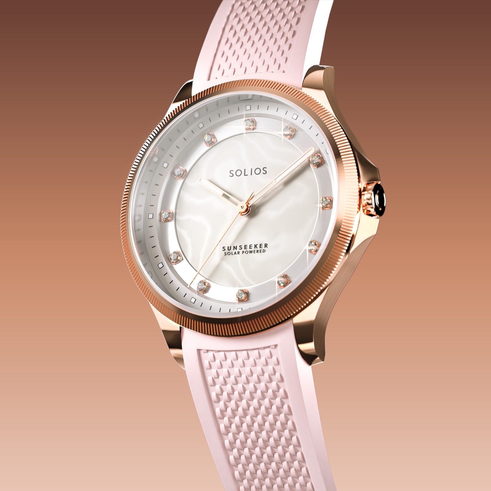 The Sunseeker Proud Diamond | Mother of Pearl Dial - Rose Gold Case - 34mm