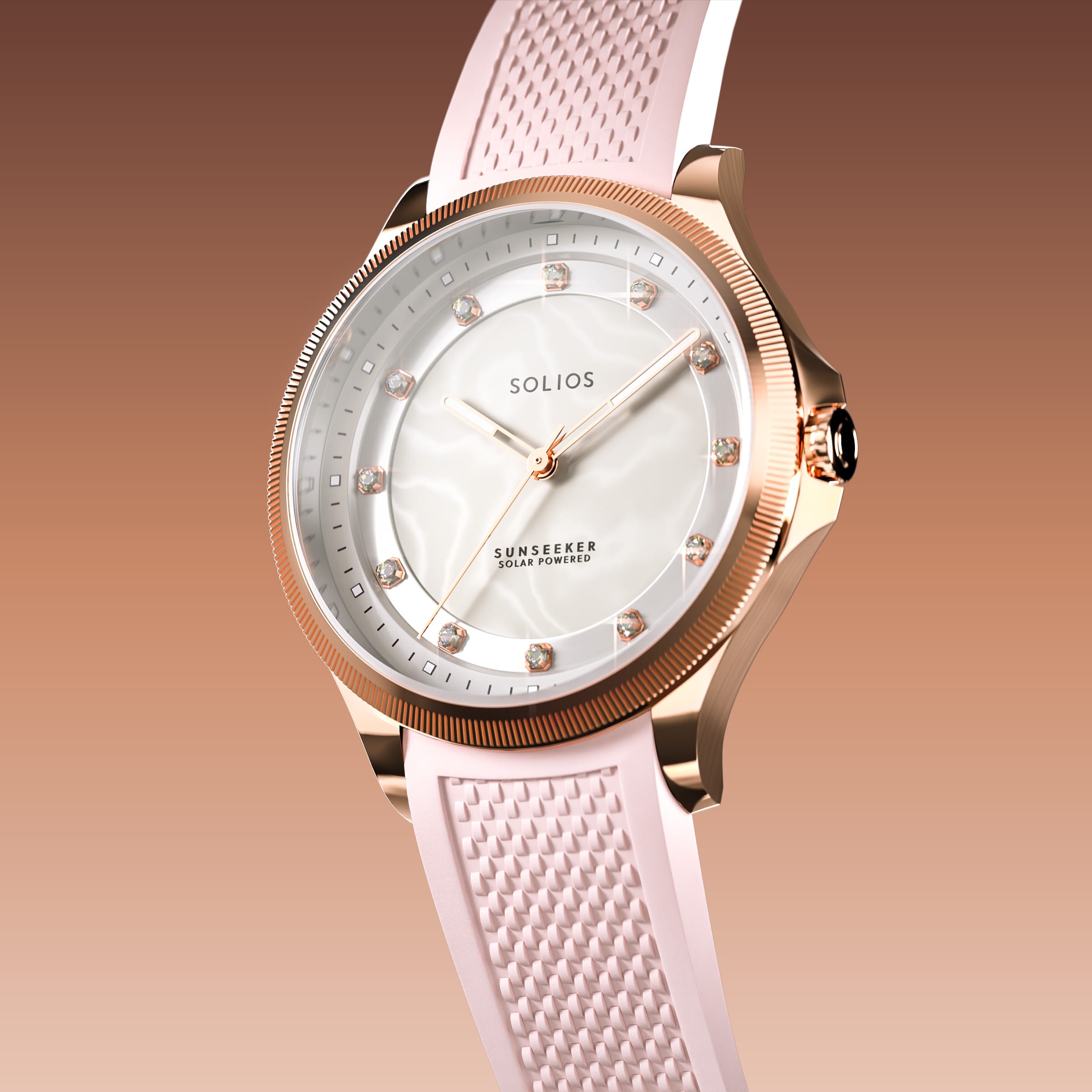 La Sunseeker Proud Diamond | Cadran Nacre - Boîtier Or Rose - 34mm