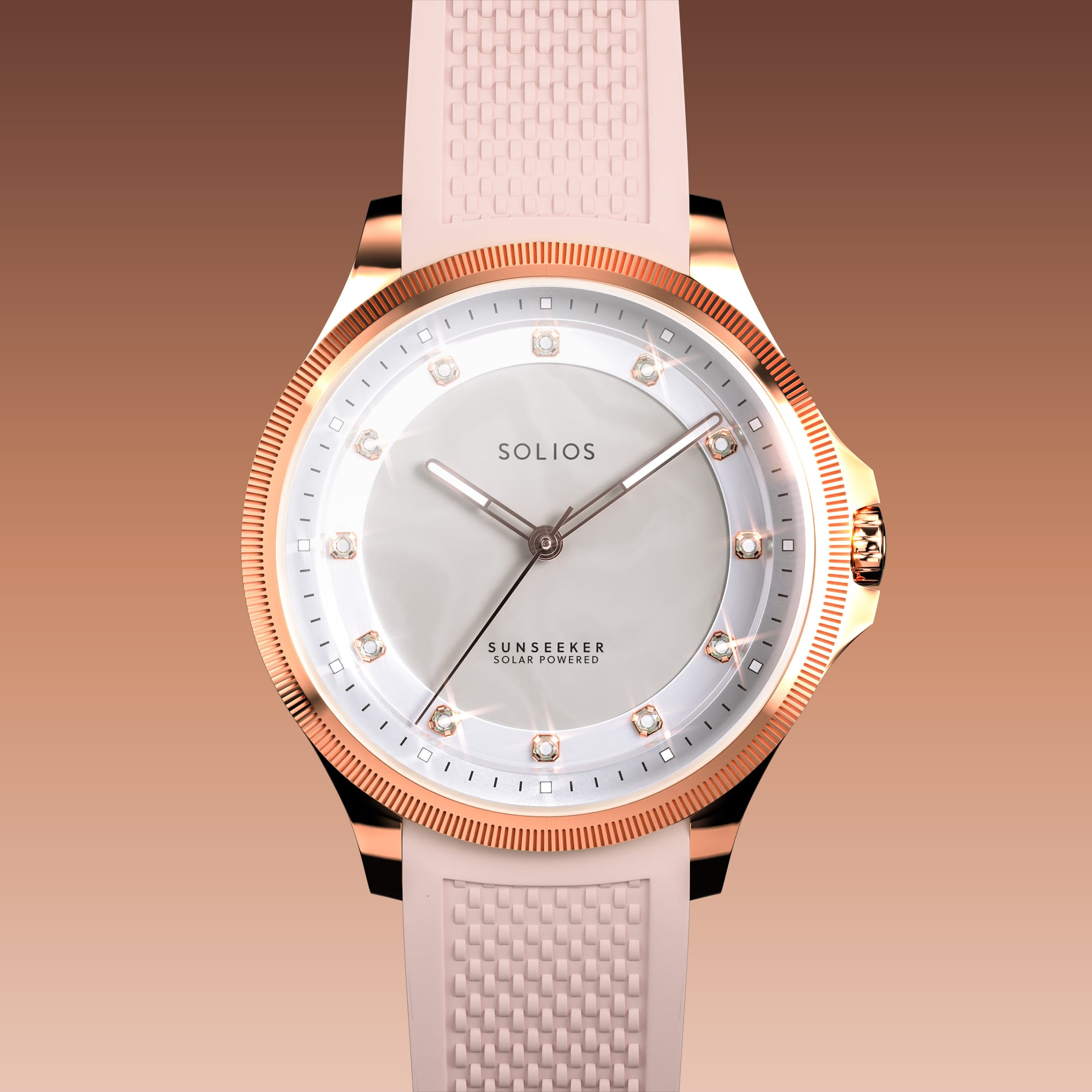 La Sunseeker Proud Diamond | Cadran Nacre - Boîtier Or Rose - 34mm