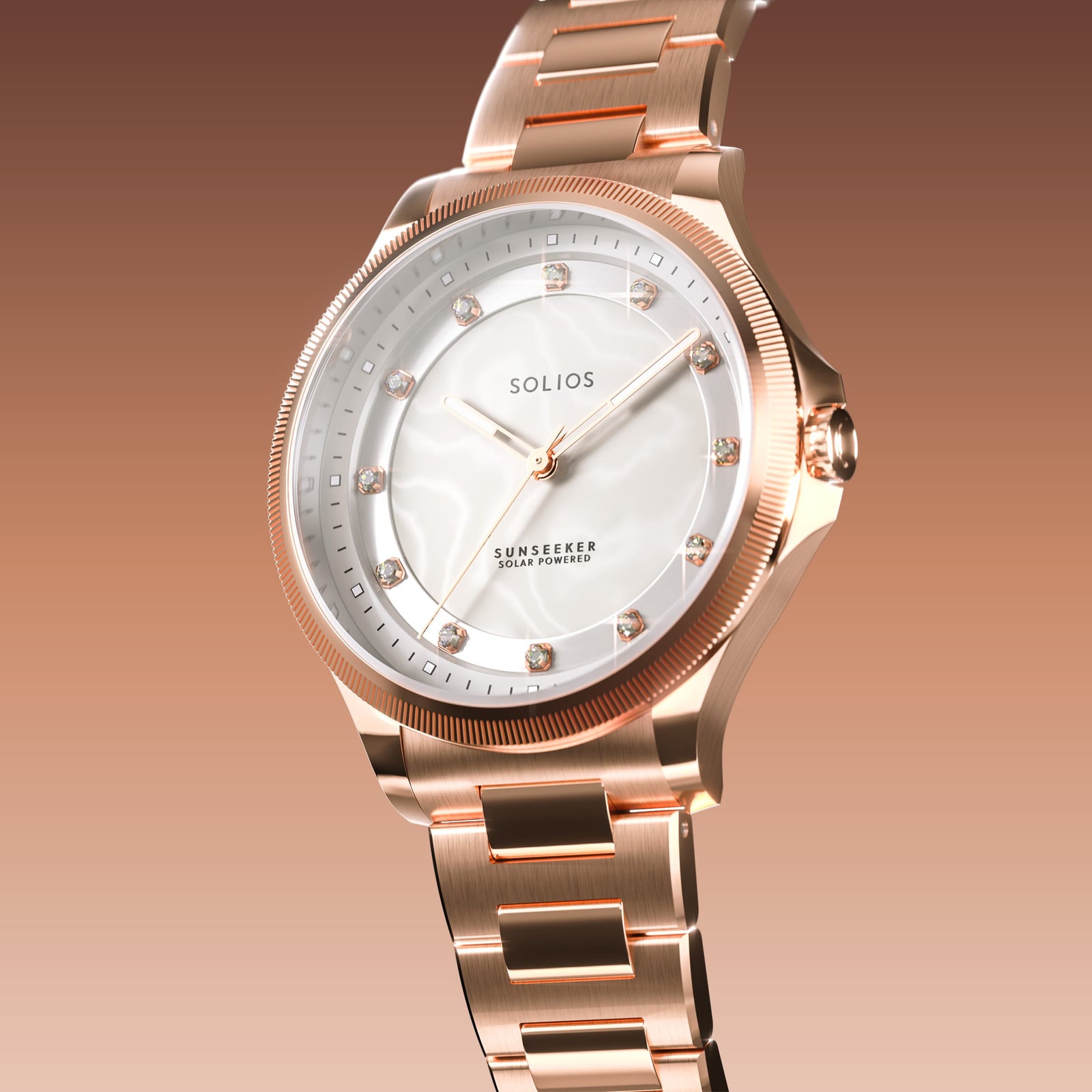 The Sunseeker Proud Diamond | Mother of Pearl Dial - Rose Gold Case - 34mm