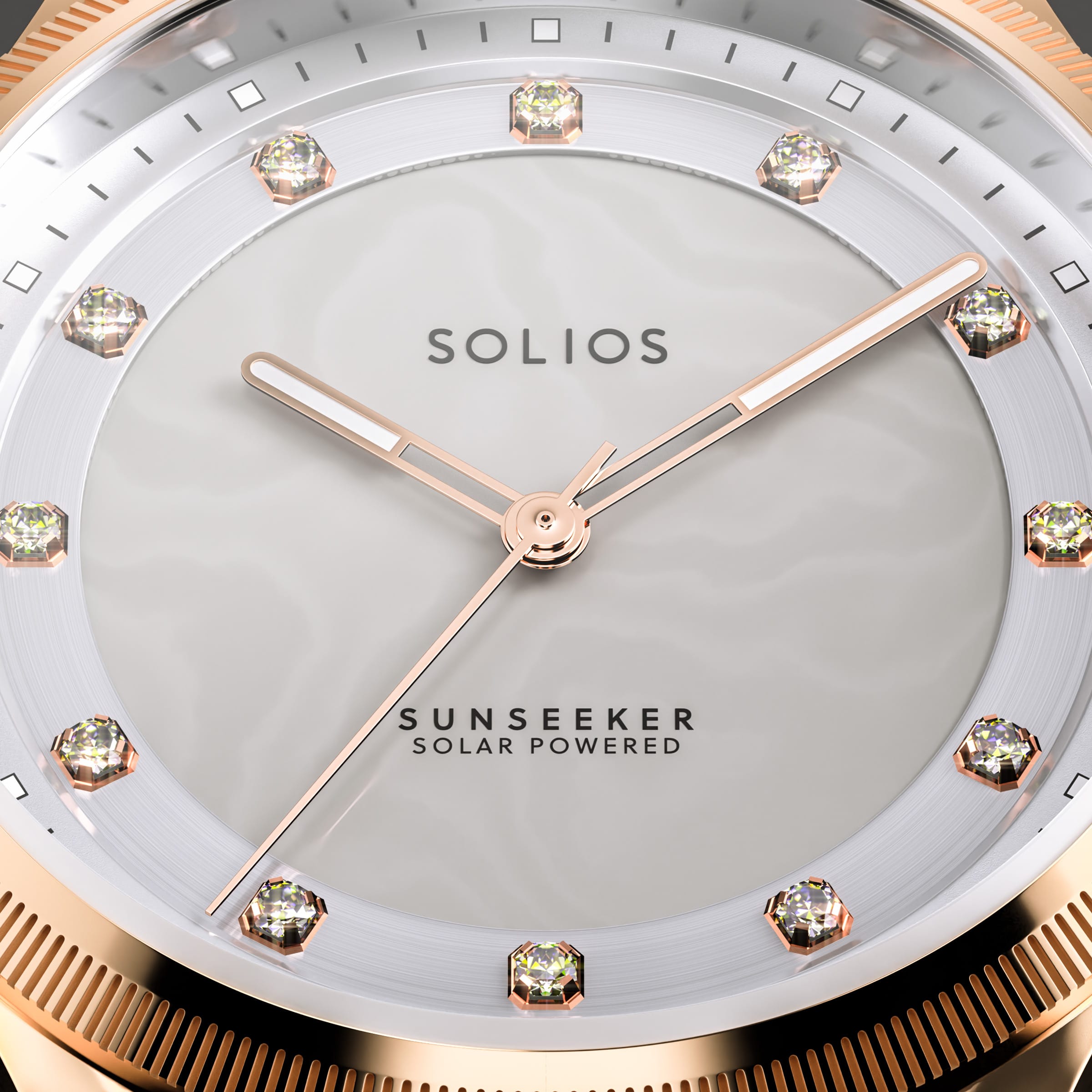 The Sunseeker Proud Diamond | Mother of Pearl Dial - Rose Gold Case - 34mm