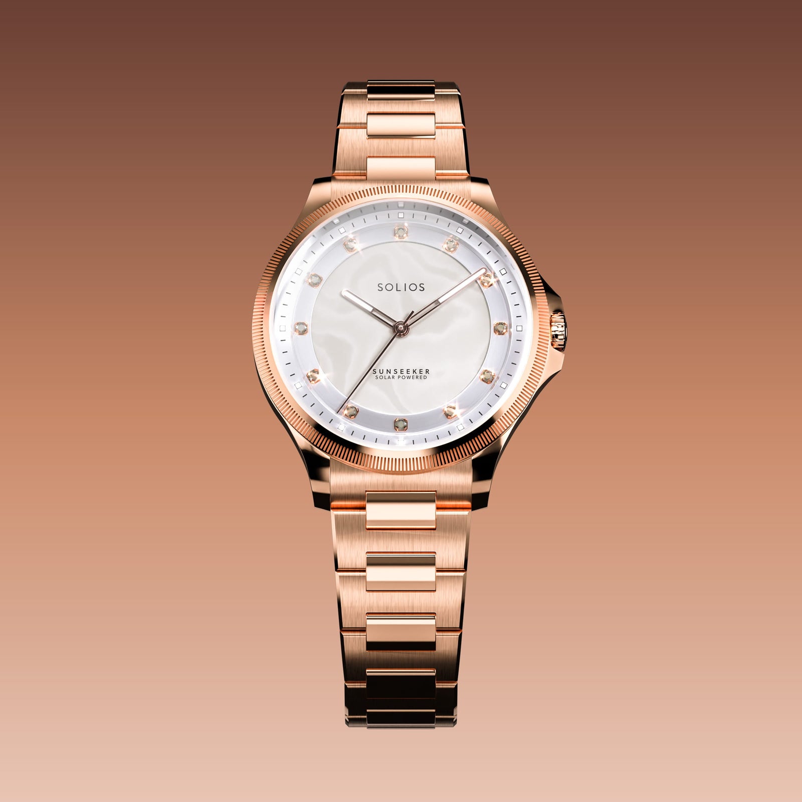 The Sunseeker Proud Diamond | Mother of Pearl Dial - Rose Gold Case - 34mm
