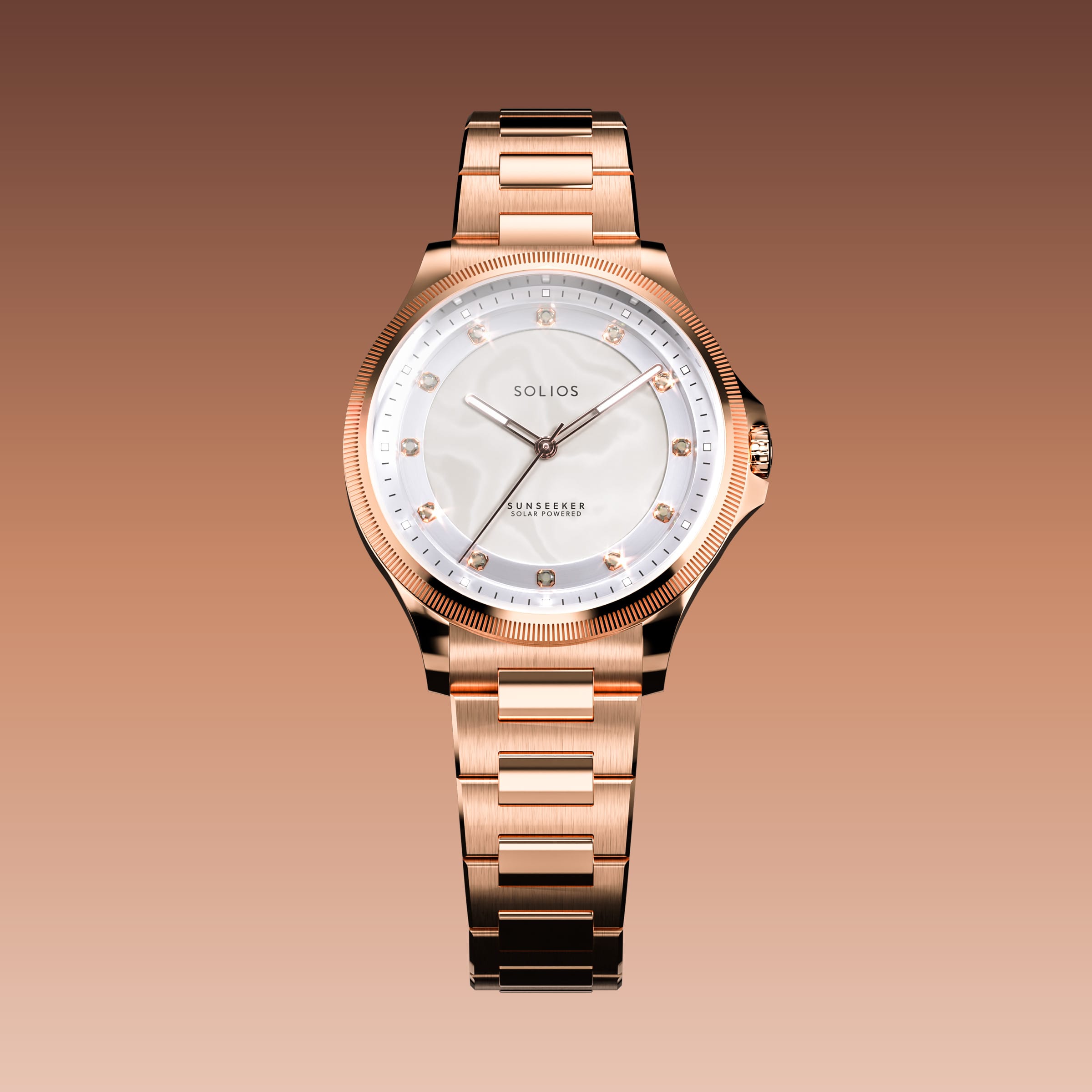 The Sunseeker Proud Diamond | Mother of Pearl Dial - Rose Gold Case - 34mm