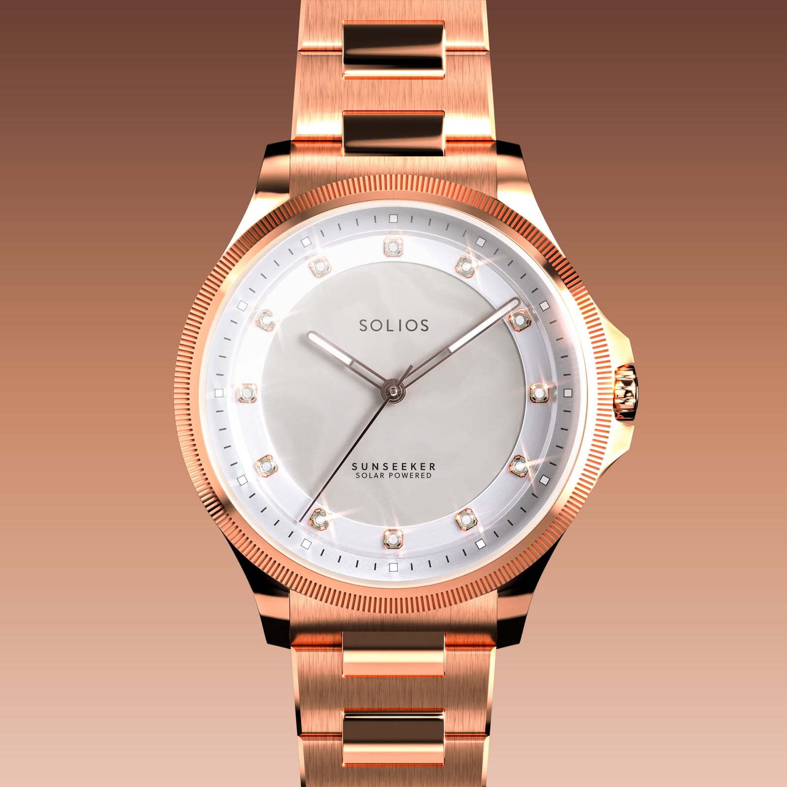 The Sunseeker Proud Diamond | Mother of Pearl Dial - Rose Gold Case - 34mm