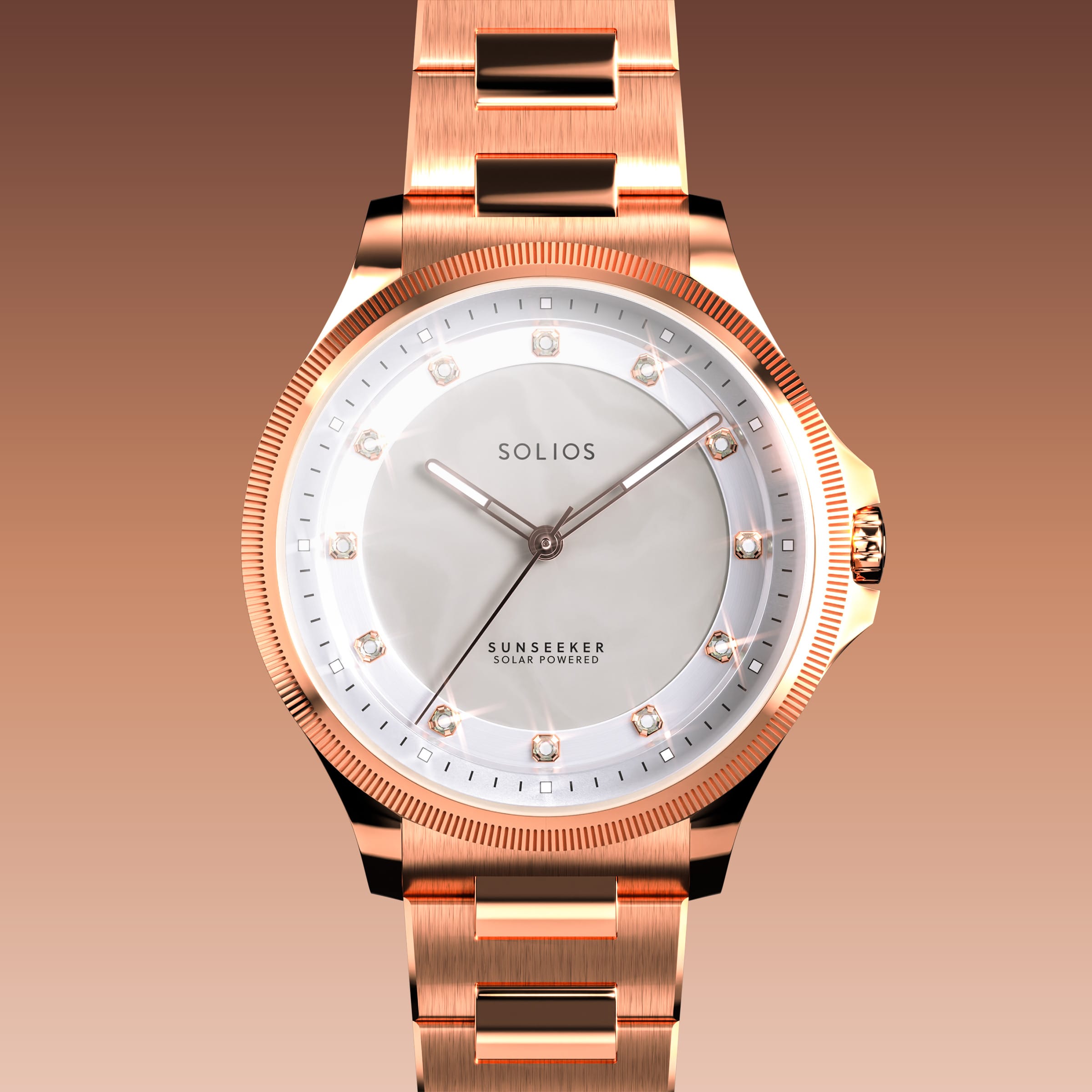 La Sunseeker Proud Diamond | Cadran Nacre - Boîtier Or Rose - 34mm