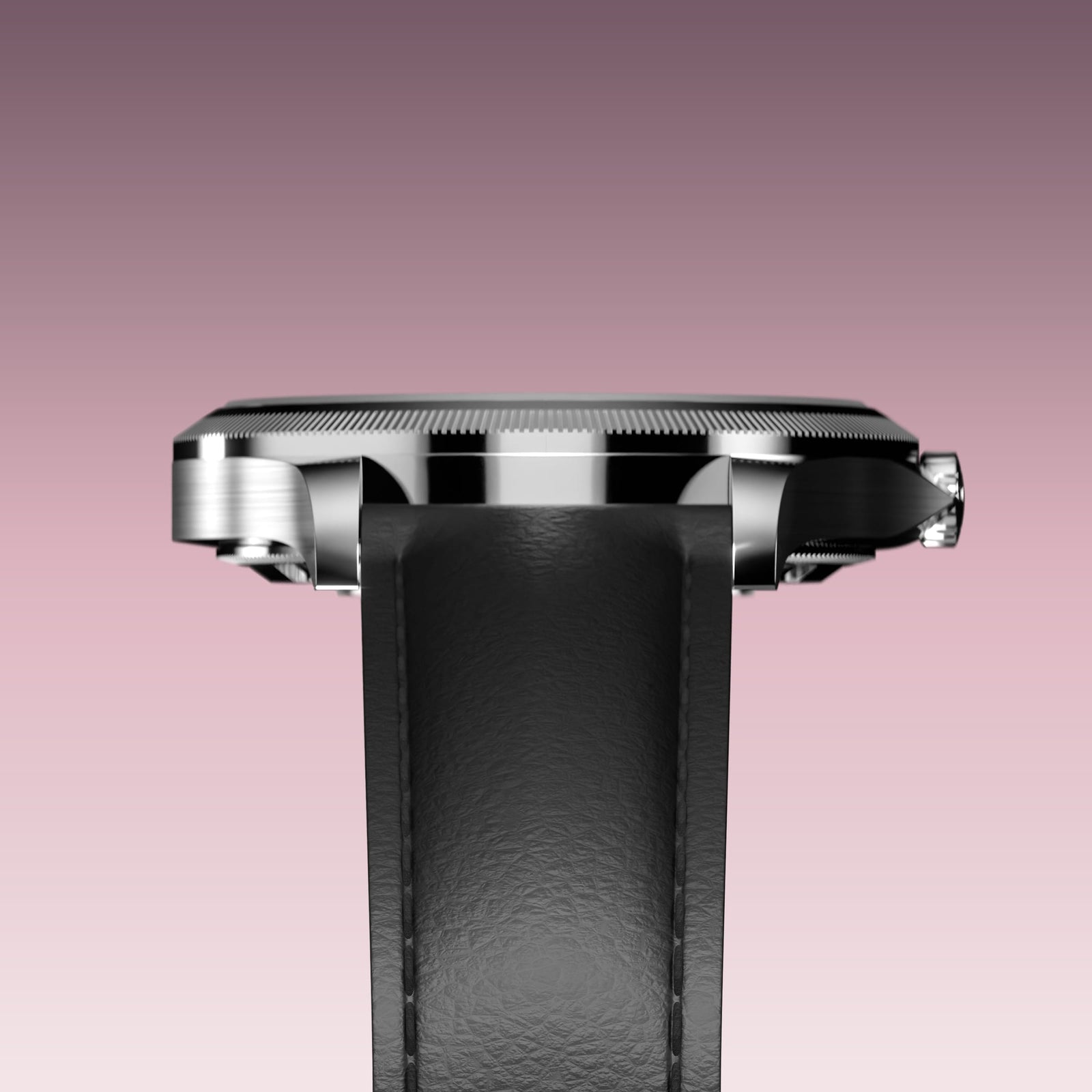 The Sunseeker | Pink Dial - Silver Case - 34mm