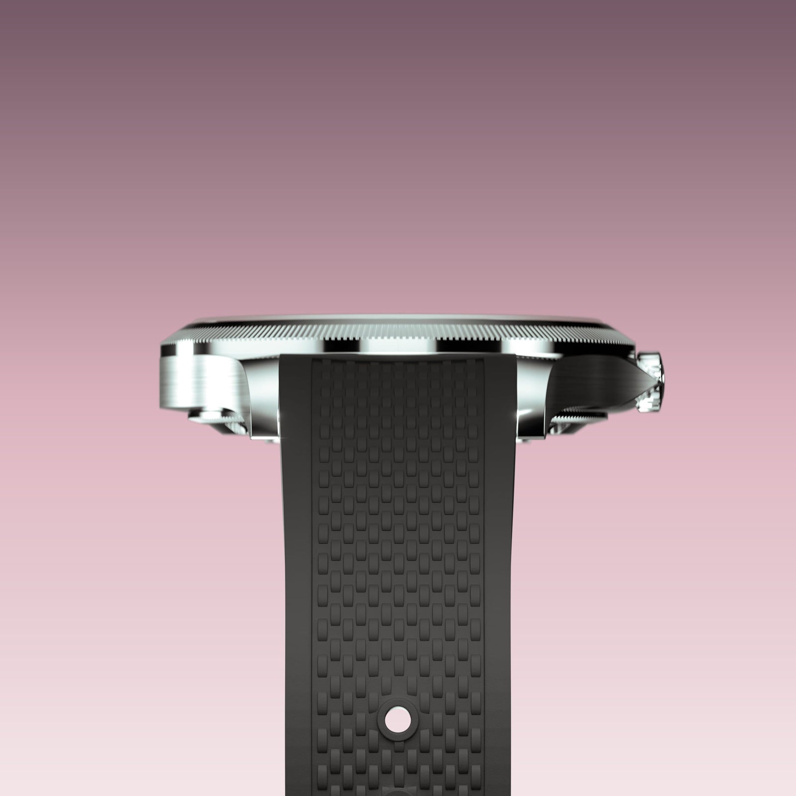 The Sunseeker | Pink Dial - Silver Case - 34mm