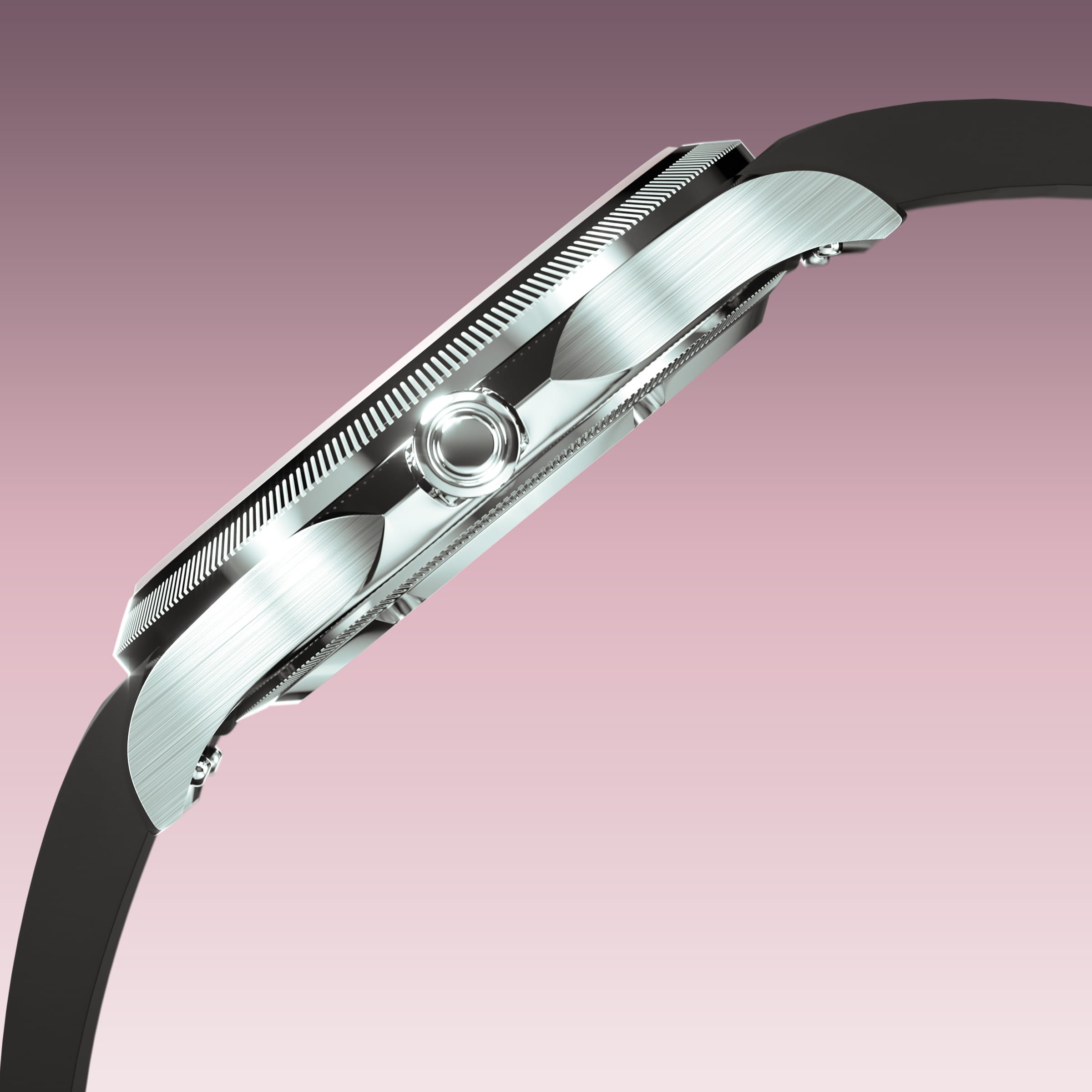 La Sunseeker | Cadran Rose - Boîtier Argent - 34mm