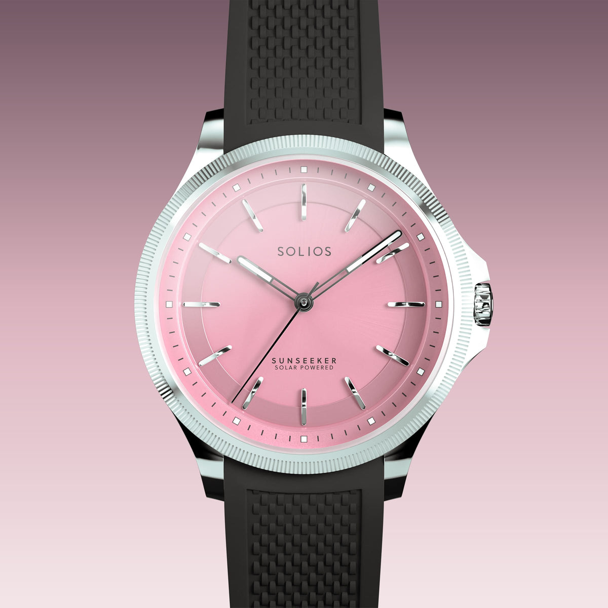 La Sunseeker | Cadran Rose - Boîtier Argent - 34mm