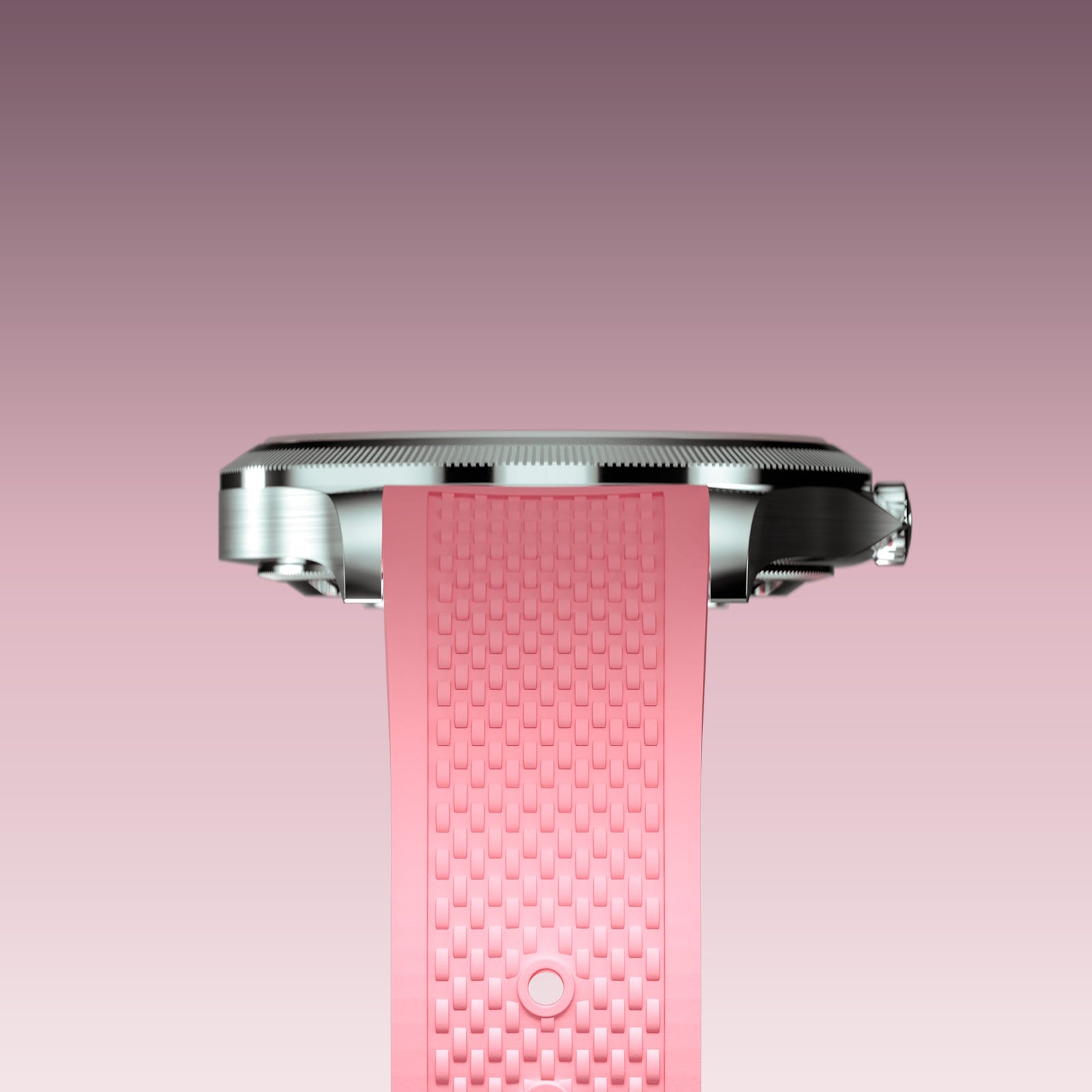 The Sunseeker | Pink Dial - Silver Case - 34mm