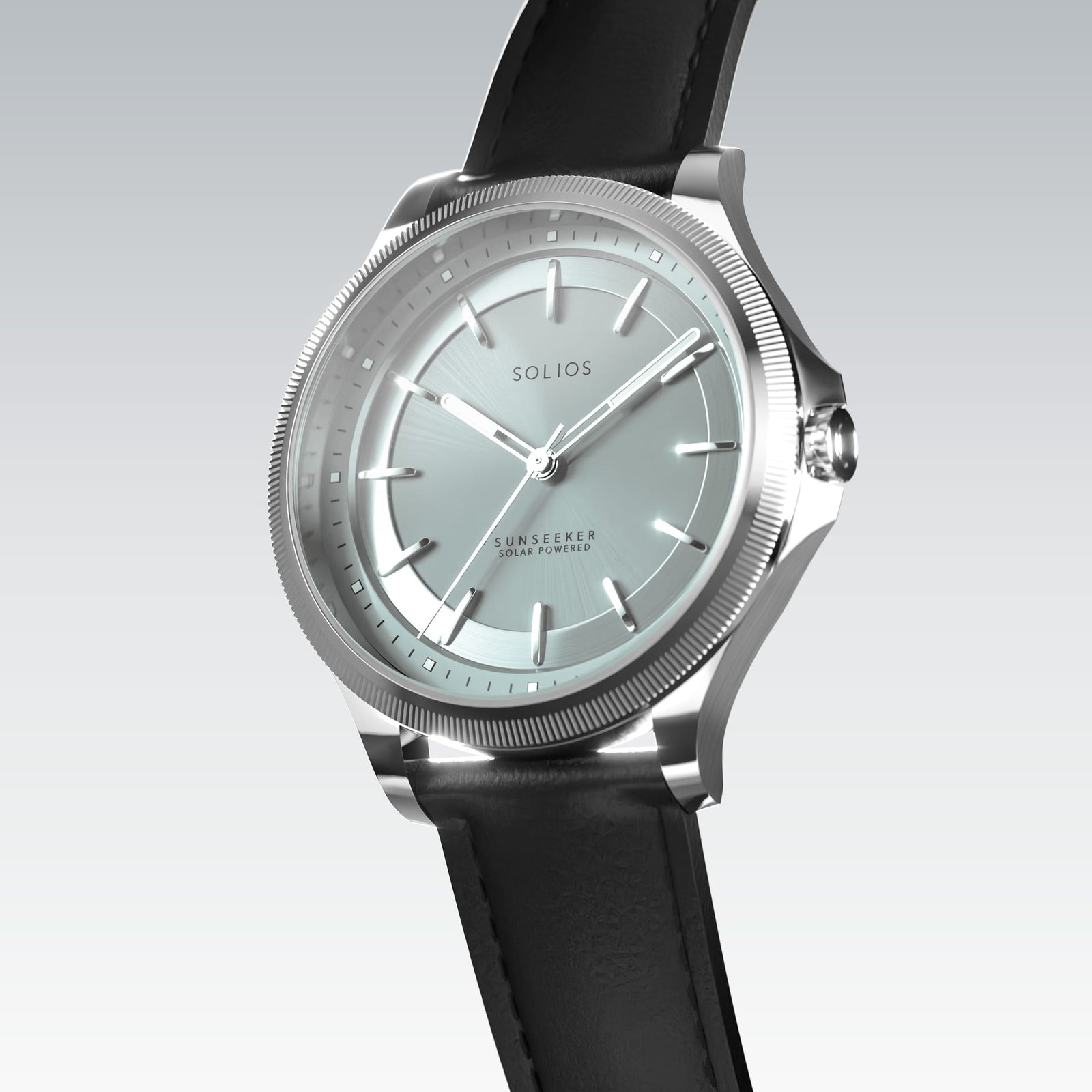 The Sunseeker | Silver Dial - Silver Case - 34mm