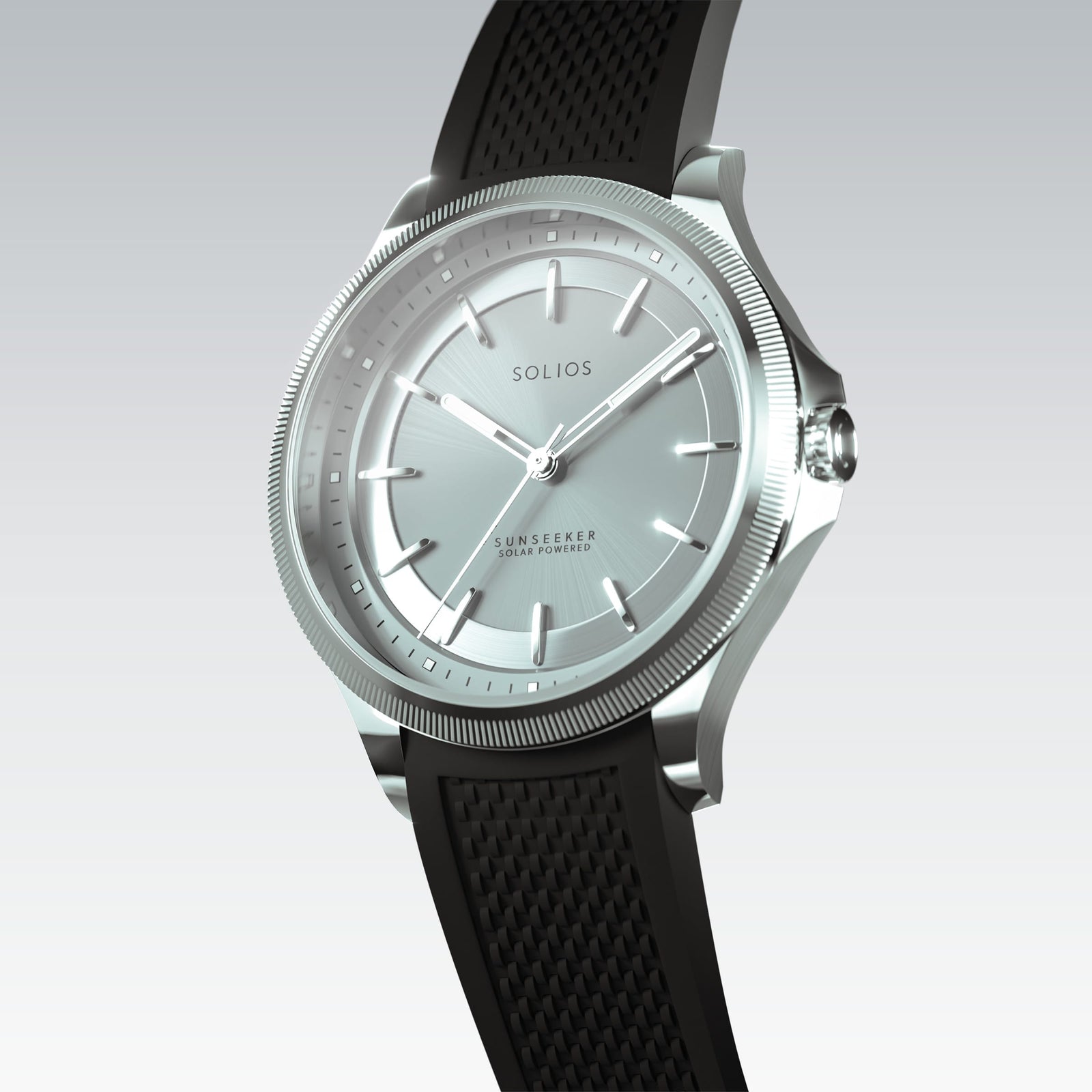 The Sunseeker | Silver Dial - Silver Case - 34mm