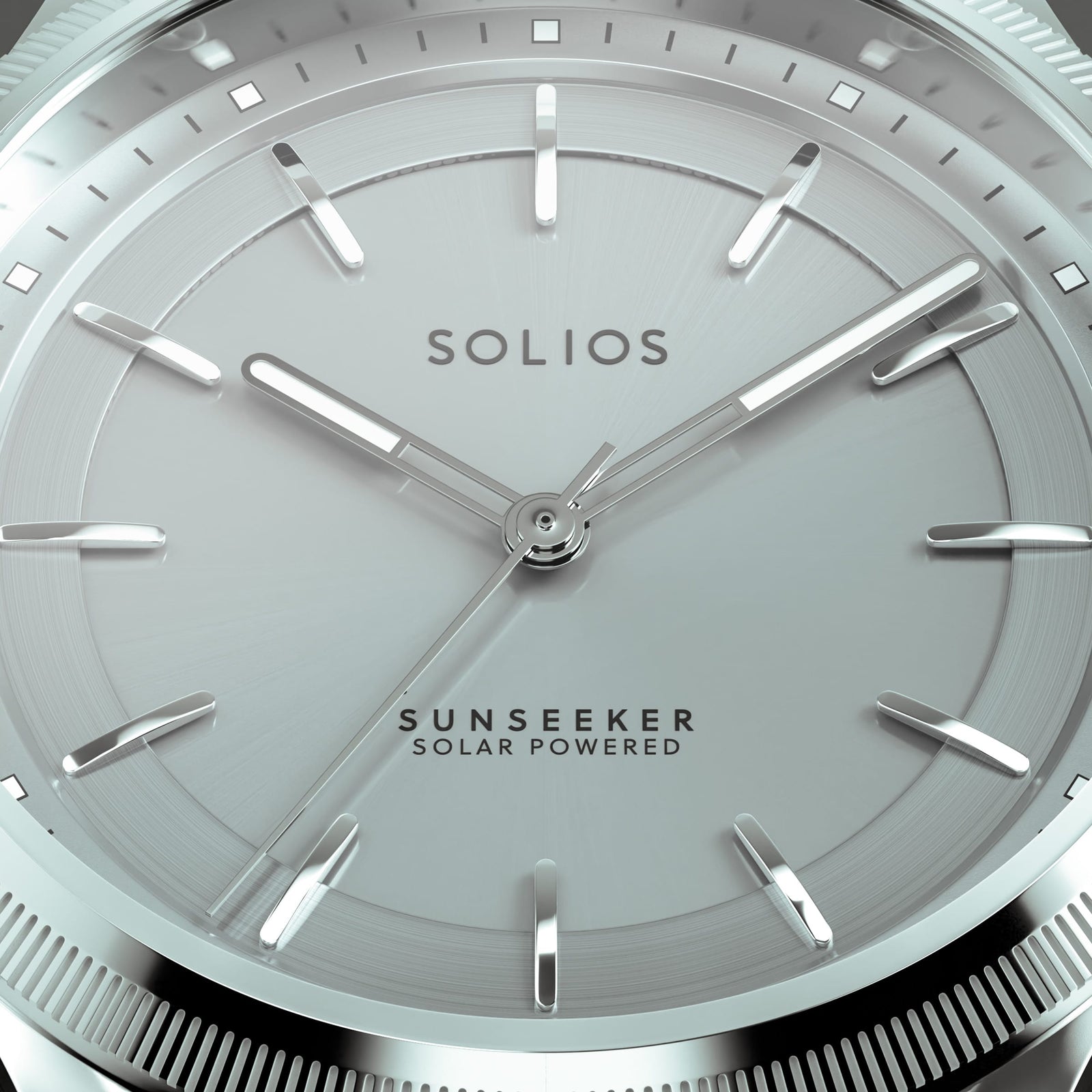 The Sunseeker | Silver Dial - Silver Case - 34mm