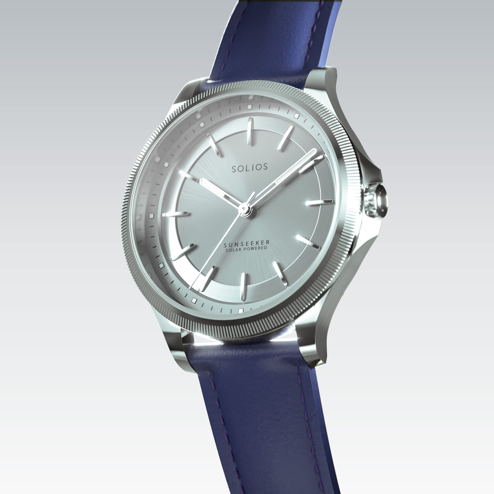 The Sunseeker | Silver Dial - Silver Case - 34mm