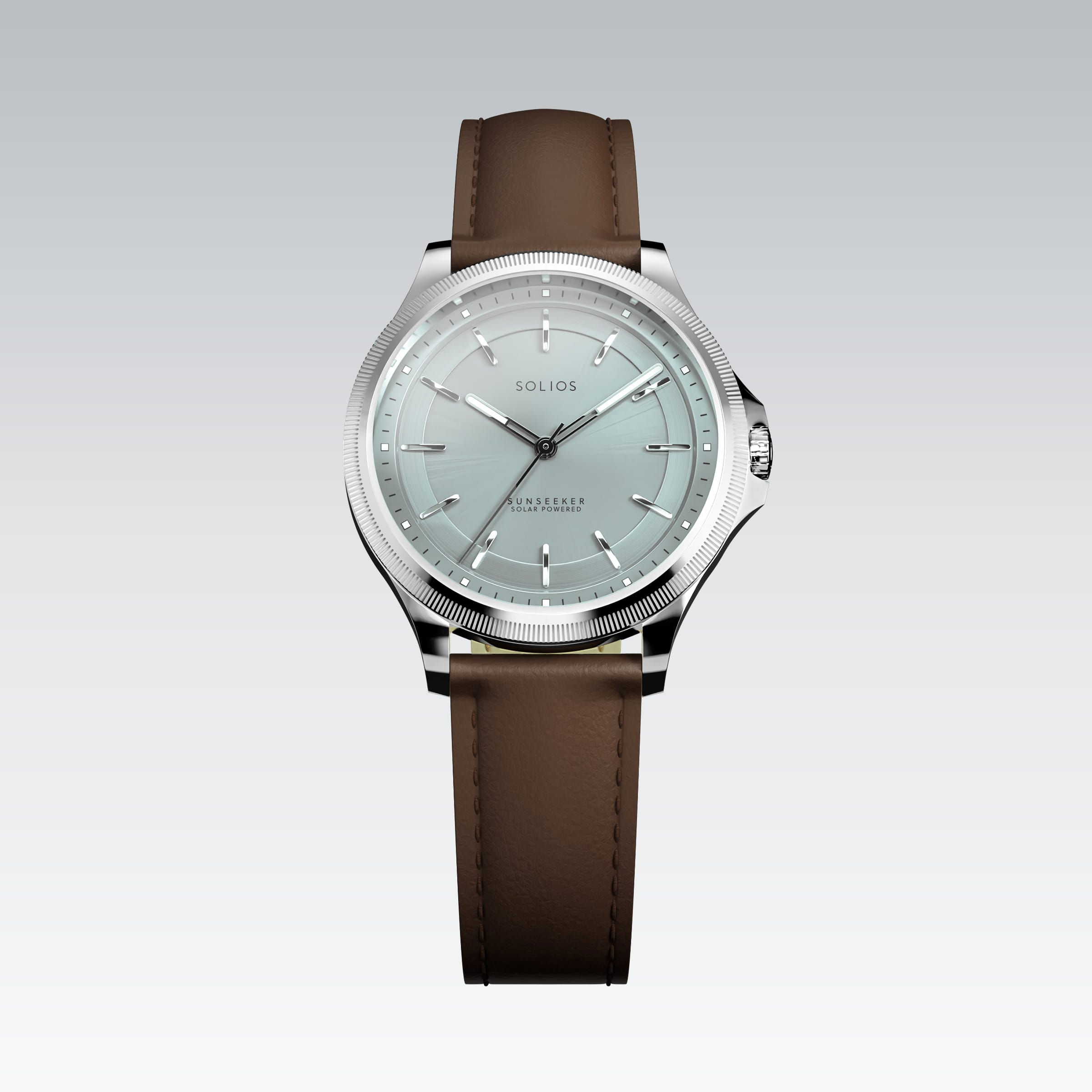 The Sunseeker | Silver Dial - Silver Case - 34mm