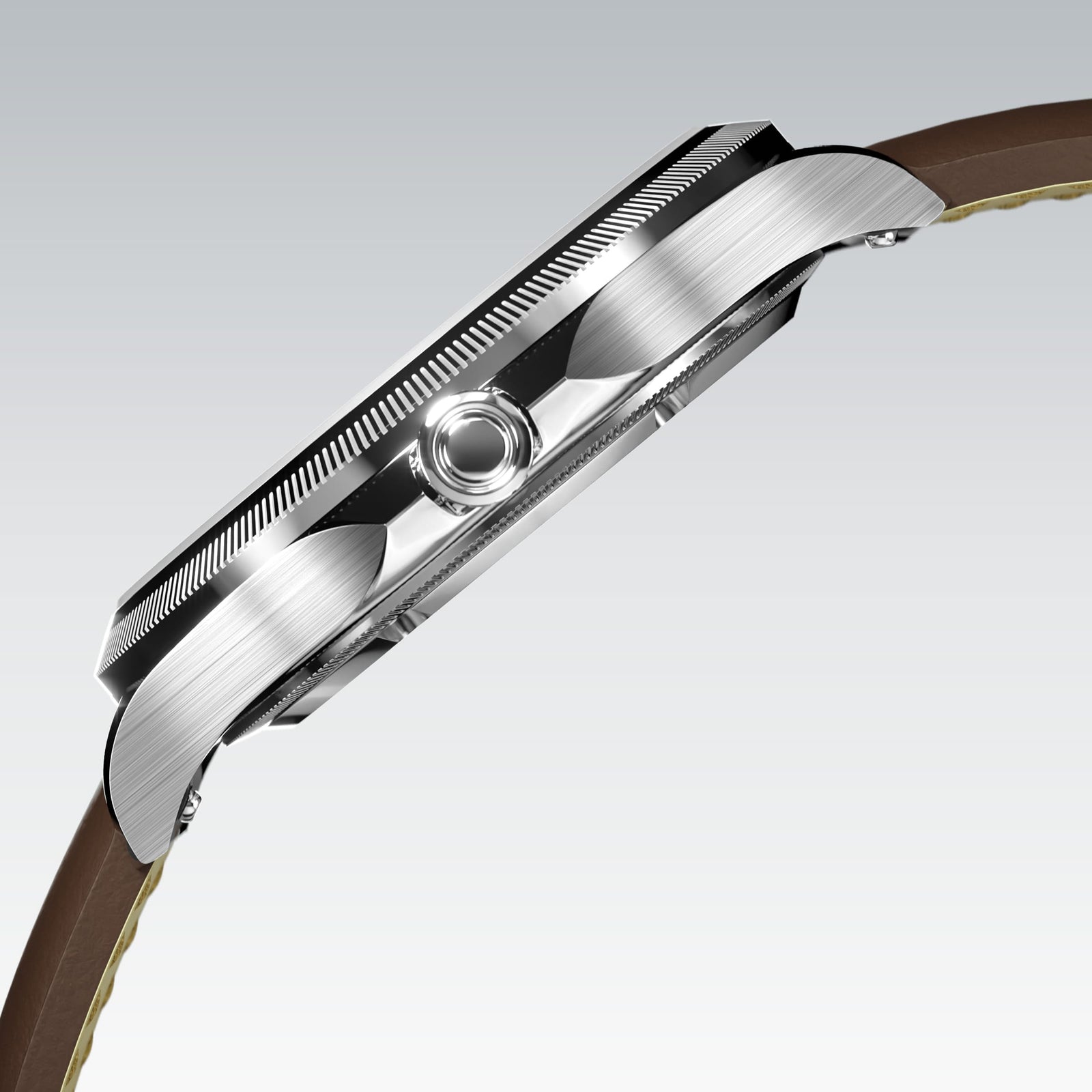 The Sunseeker | Silver Dial - Silver Case - 34mm