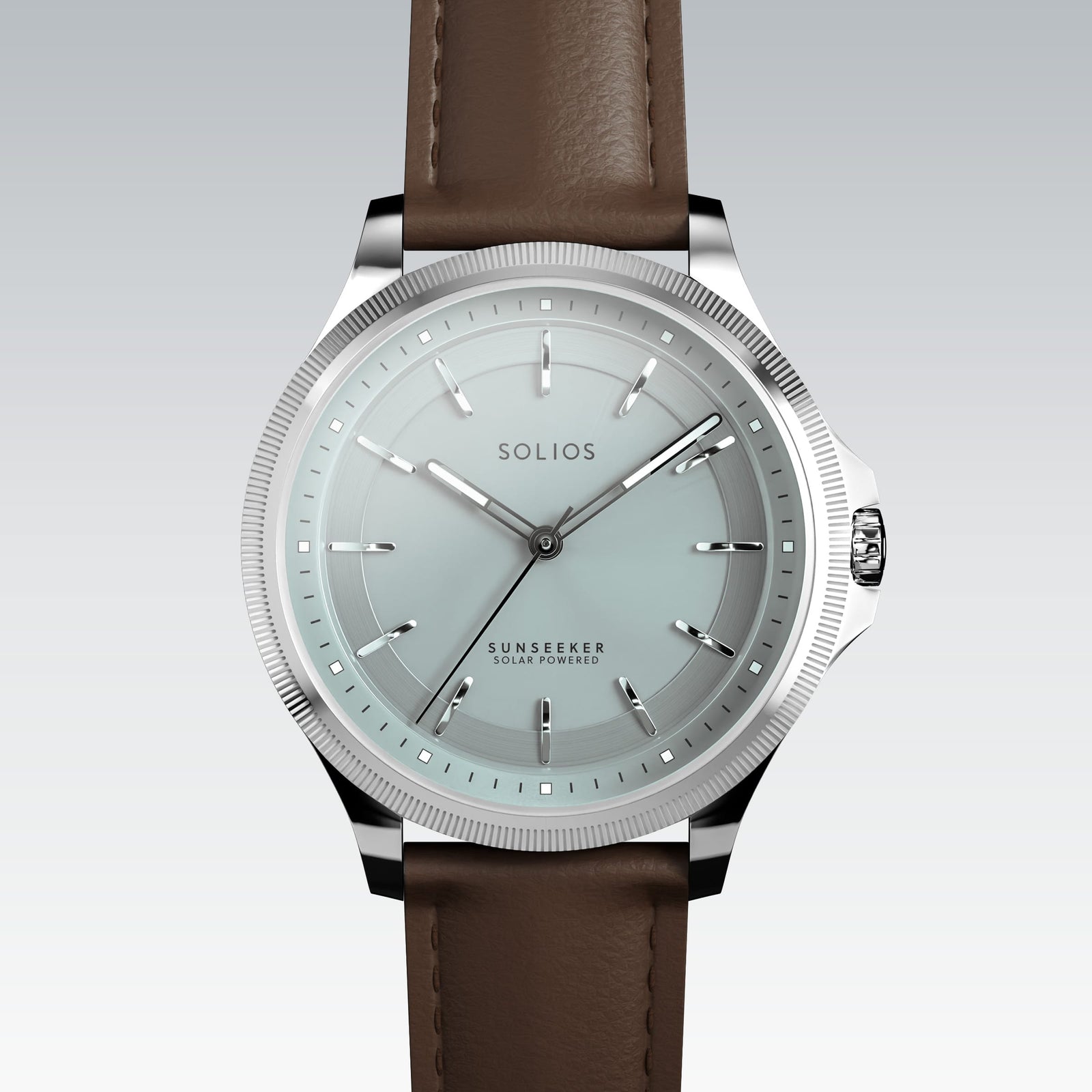 The Sunseeker | Silver Dial - Silver Case - 34mm