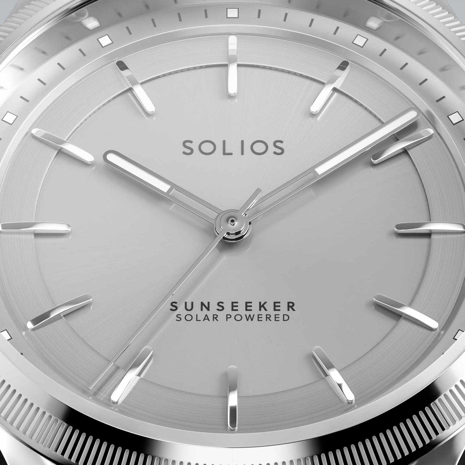 The Sunseeker | Silver Dial - Silver Case - 34mm