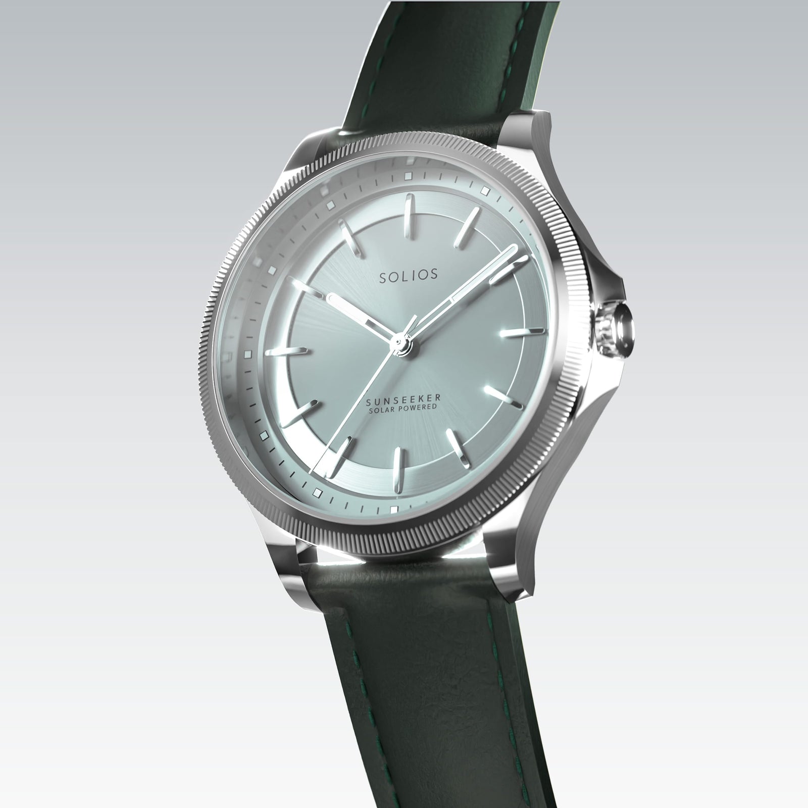The Sunseeker | Silver Dial - Silver Case - 34mm