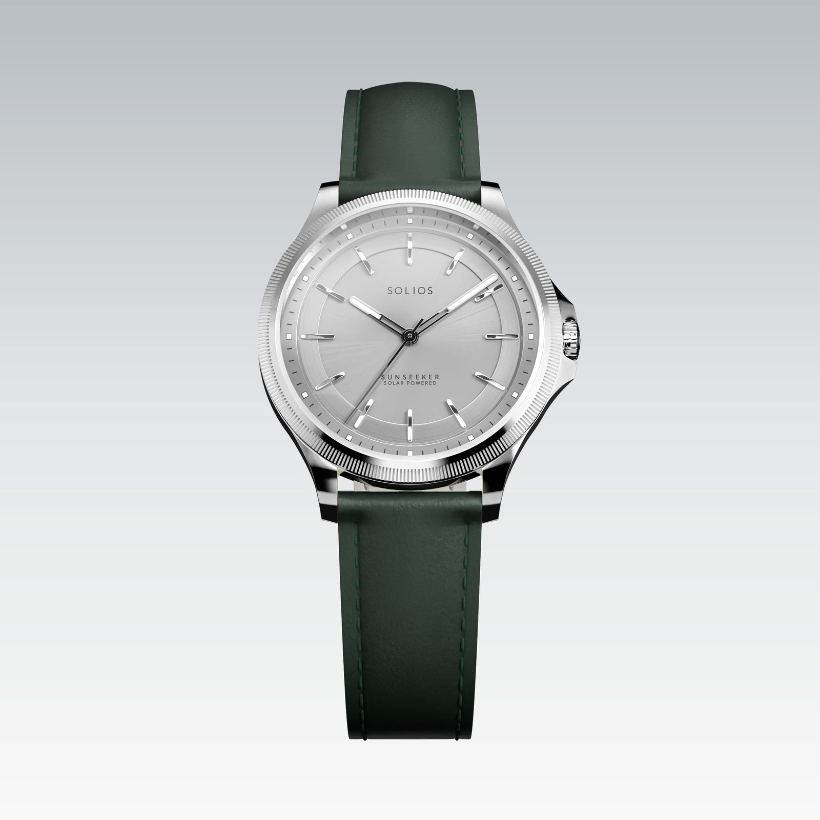The Sunseeker | Silver Dial - Silver Case - 34mm