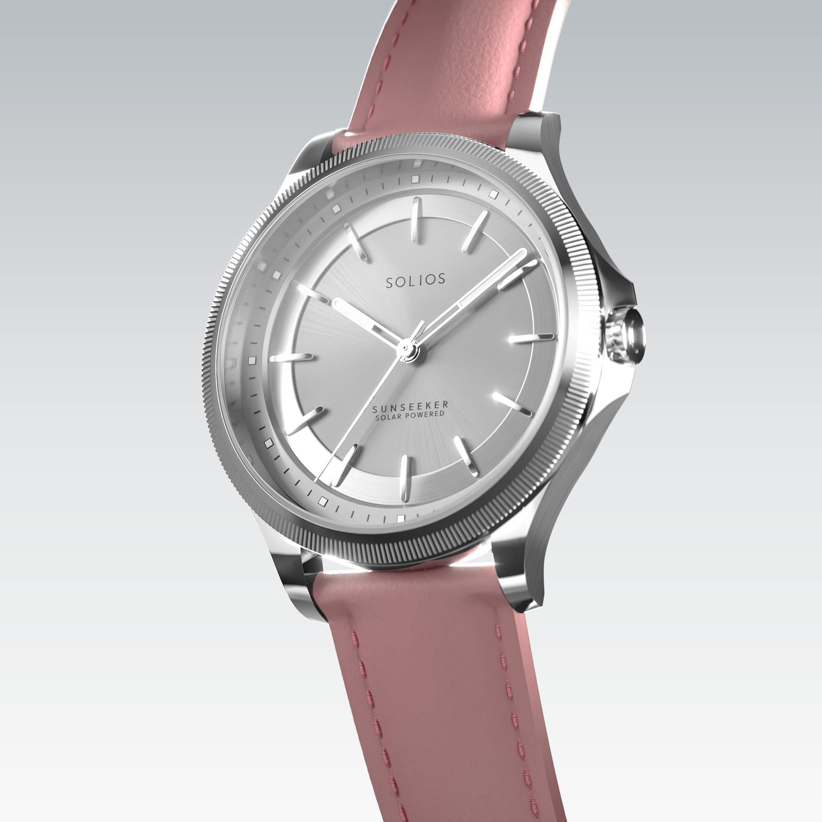 The Sunseeker | Silver Dial - Silver Case - 34mm