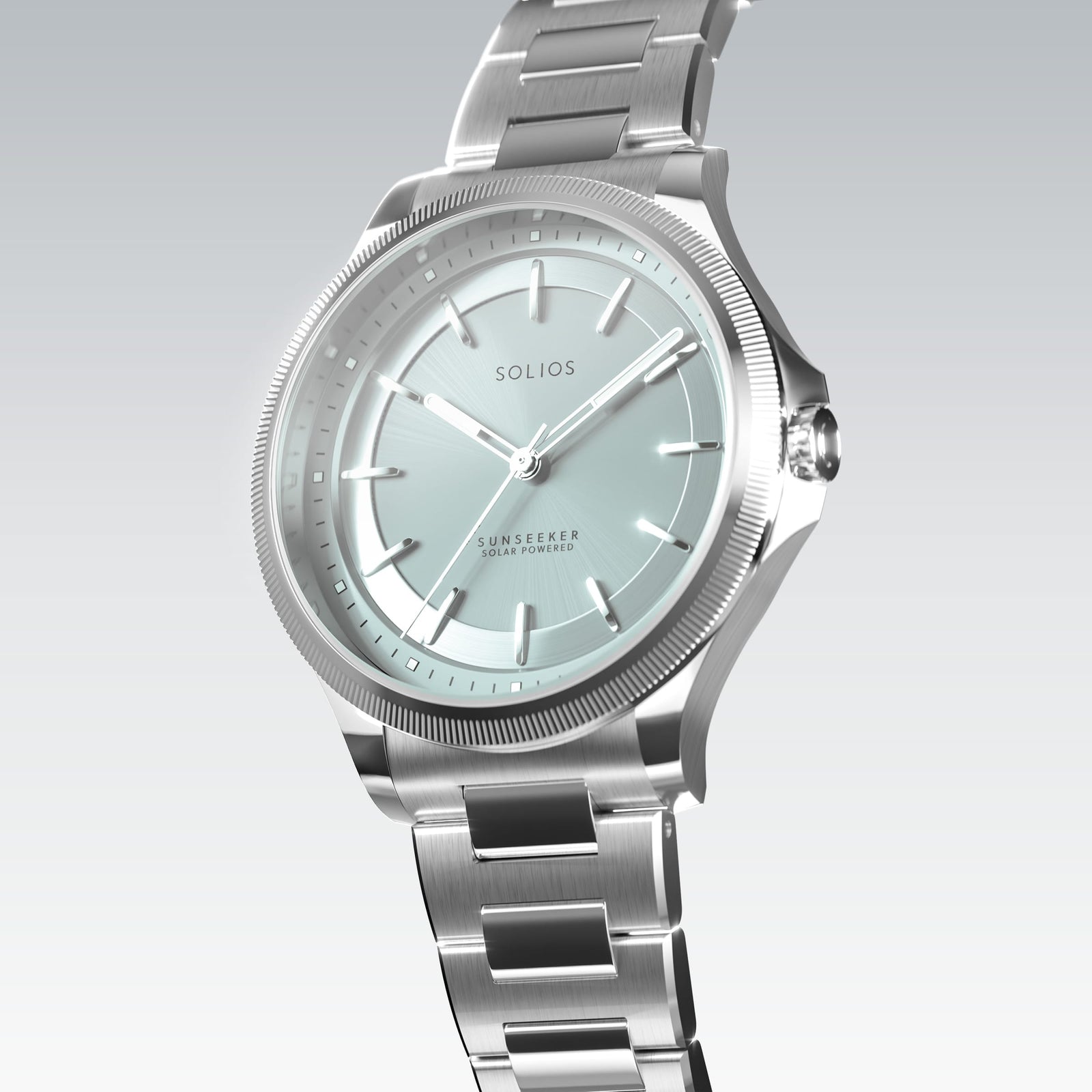 The Sunseeker | Silver Dial - Silver Case - 34mm