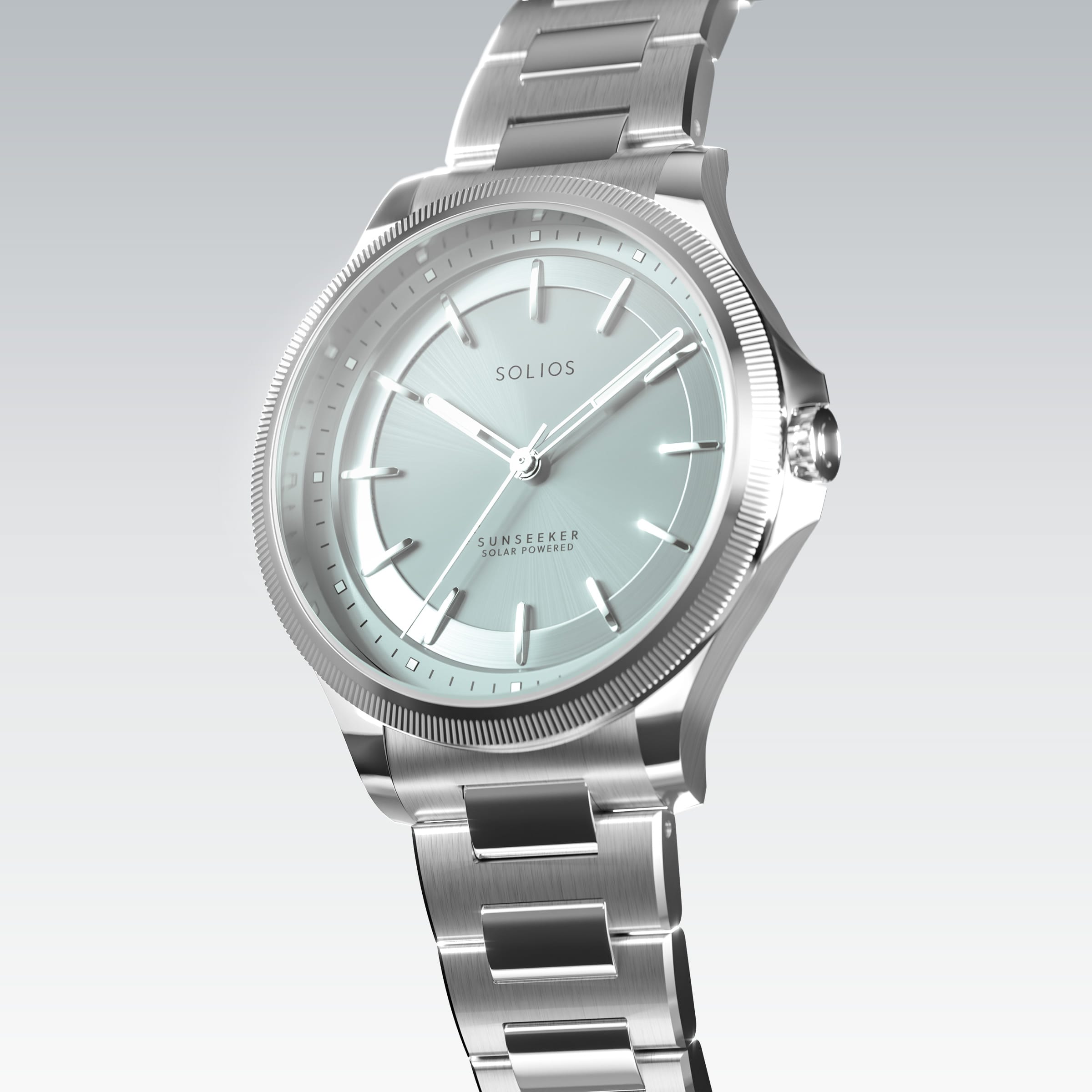 The Sunseeker | Silver Dial - Silver Case - 34mm